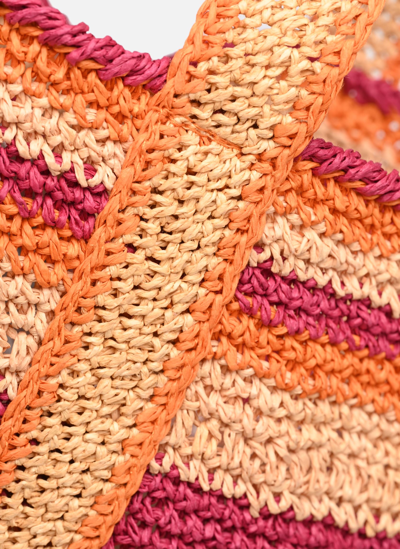 Bolsas de compra Cabas Gm En Raphia Papier mujer multicolor Vanessa Bruno Bolsas de compra Cabas Gm En Raphia Papier mujer multicolor MULTICO/ORANGE