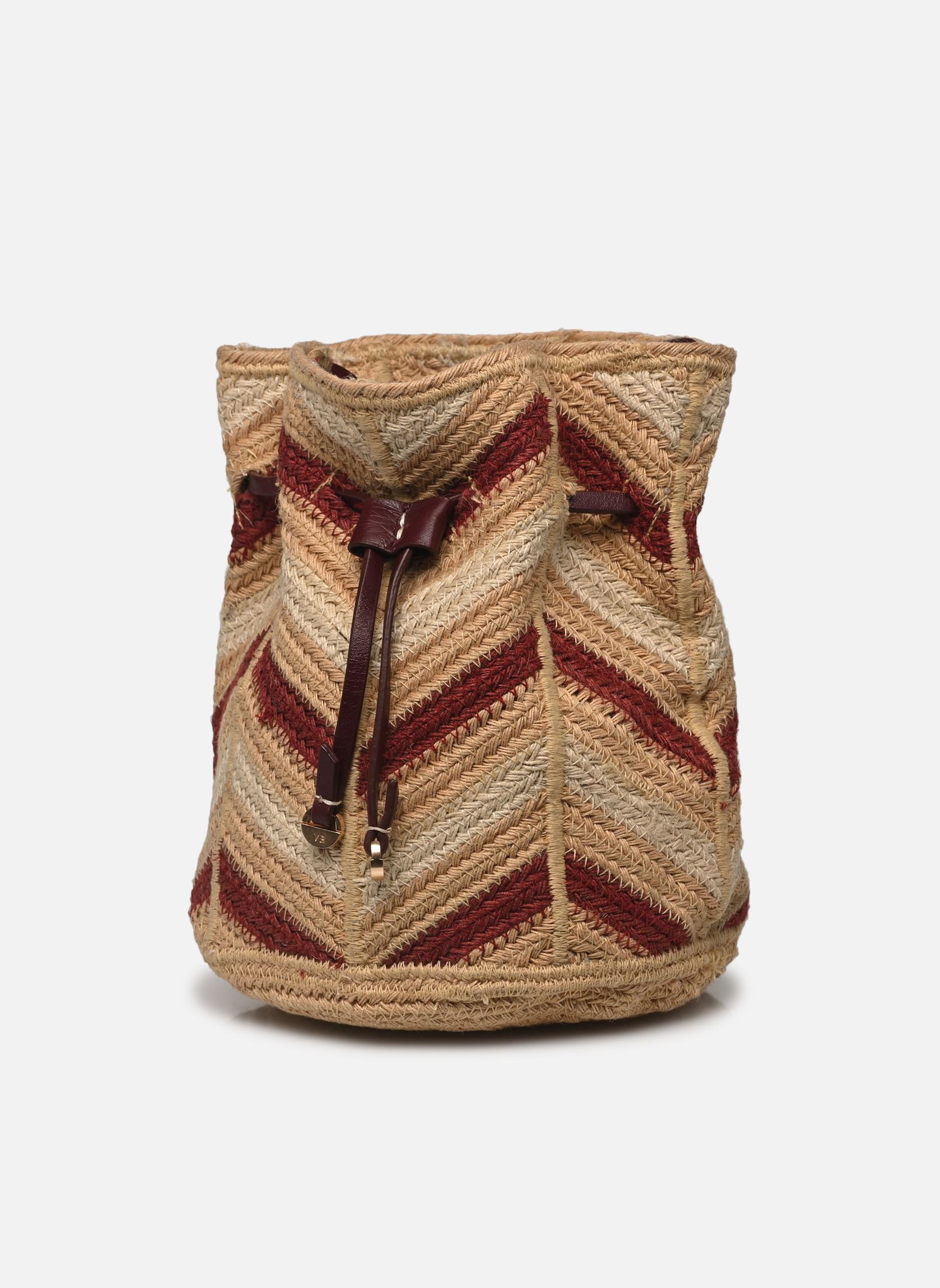 Sacs bandoulière Sac Bourse En Jute Rayee Multicolore femme bordeaux Vanessa Bruno Sacs bandoulière Sac Bourse En Jute Rayee Multicolore femme bordeaux BORDEAUX