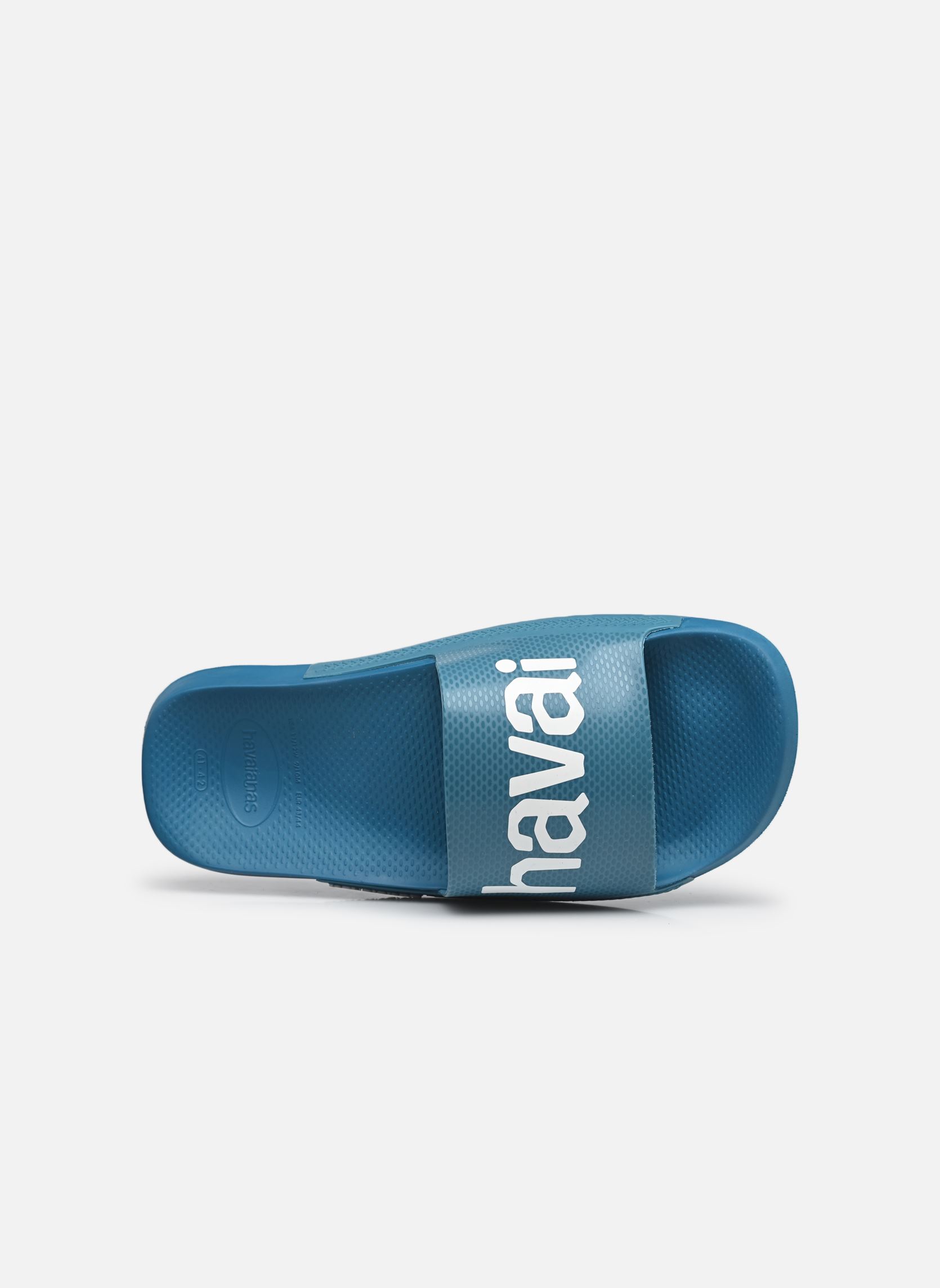 Pantofole HAV. SLIDE CLASSIC LOGOMANIA uomo blu Havaianas Pantofole HAV. SLIDE CLASSIC LOGOMANIA uomo blu AMAZONITE BLUE