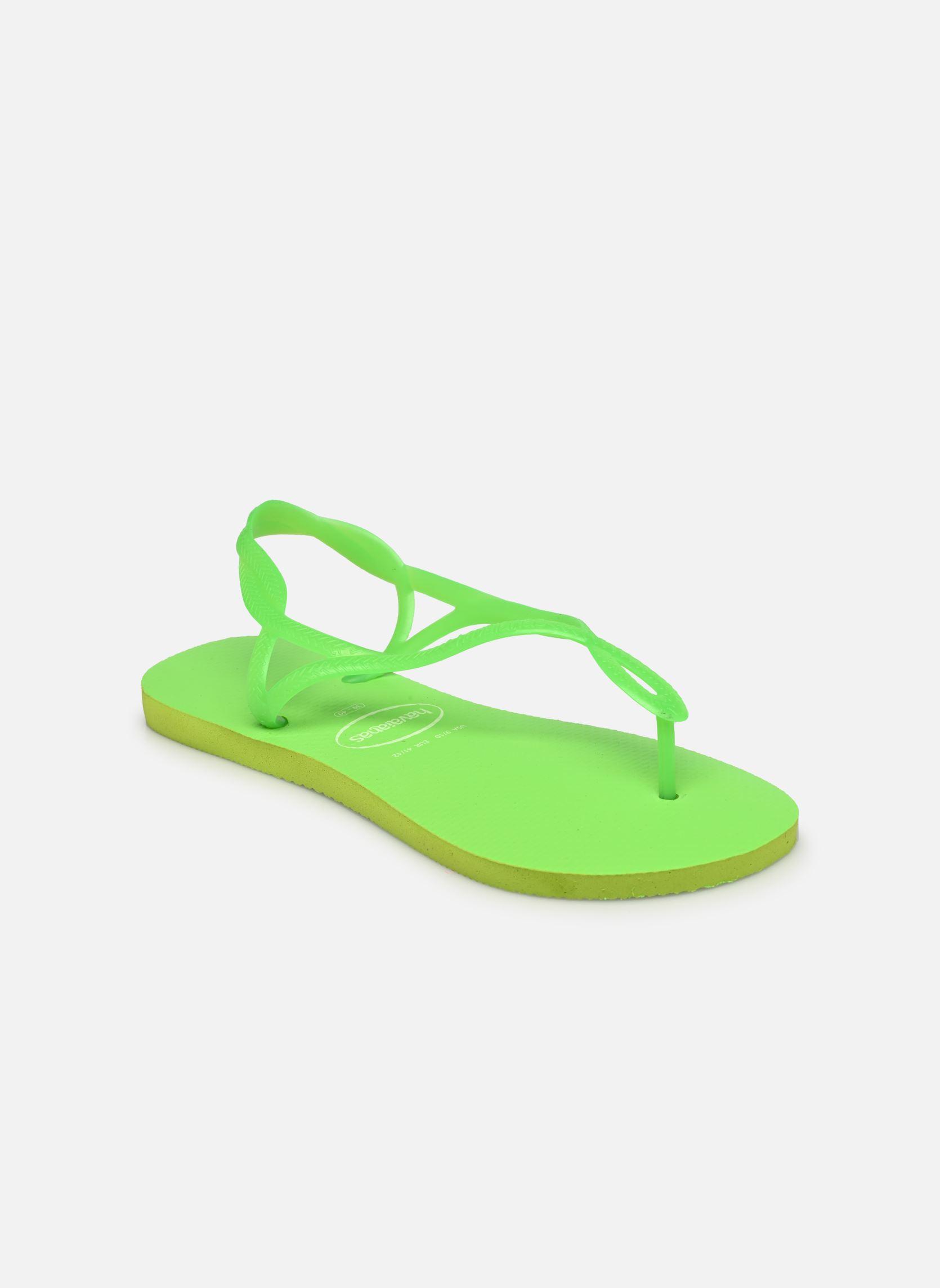 Platte sandalen HAV. LUNA NEON dames groen Havaianas Platte sandalen HAV. LUNA NEON dames groen LEMON GREEN