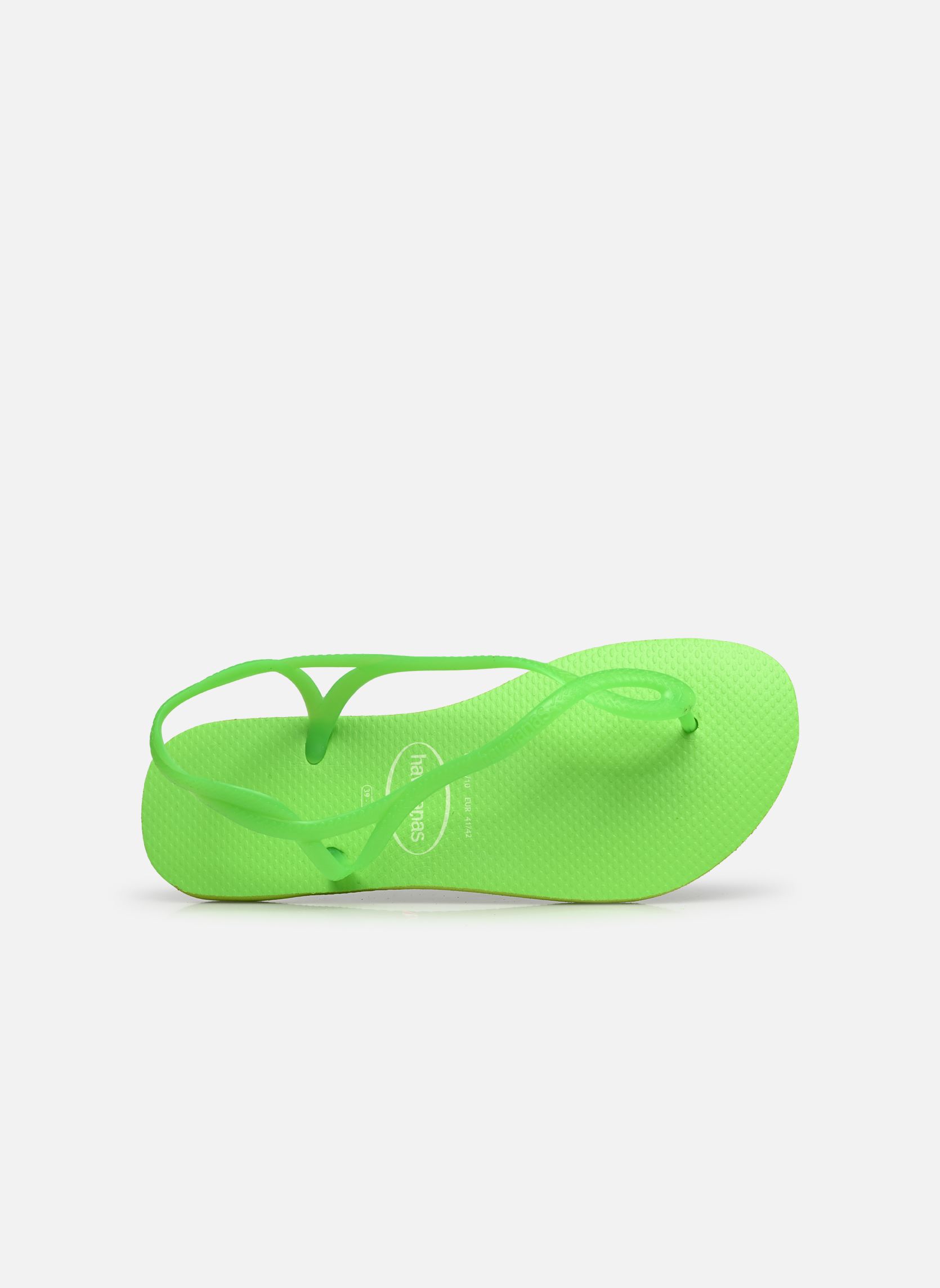 Platte sandalen HAV. LUNA NEON dames groen Havaianas Platte sandalen HAV. LUNA NEON dames groen LEMON GREEN