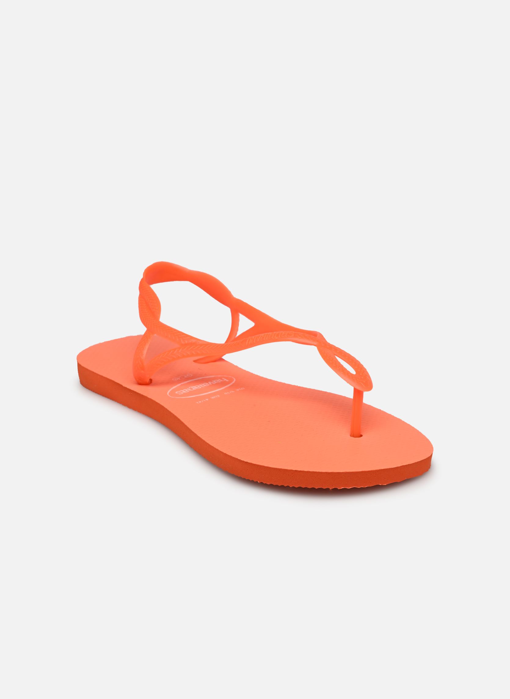 Platte sandalen HAV. LUNA NEON dames oranje Havaianas Platte sandalen HAV. LUNA NEON dames oranje SUNSET ORANGE