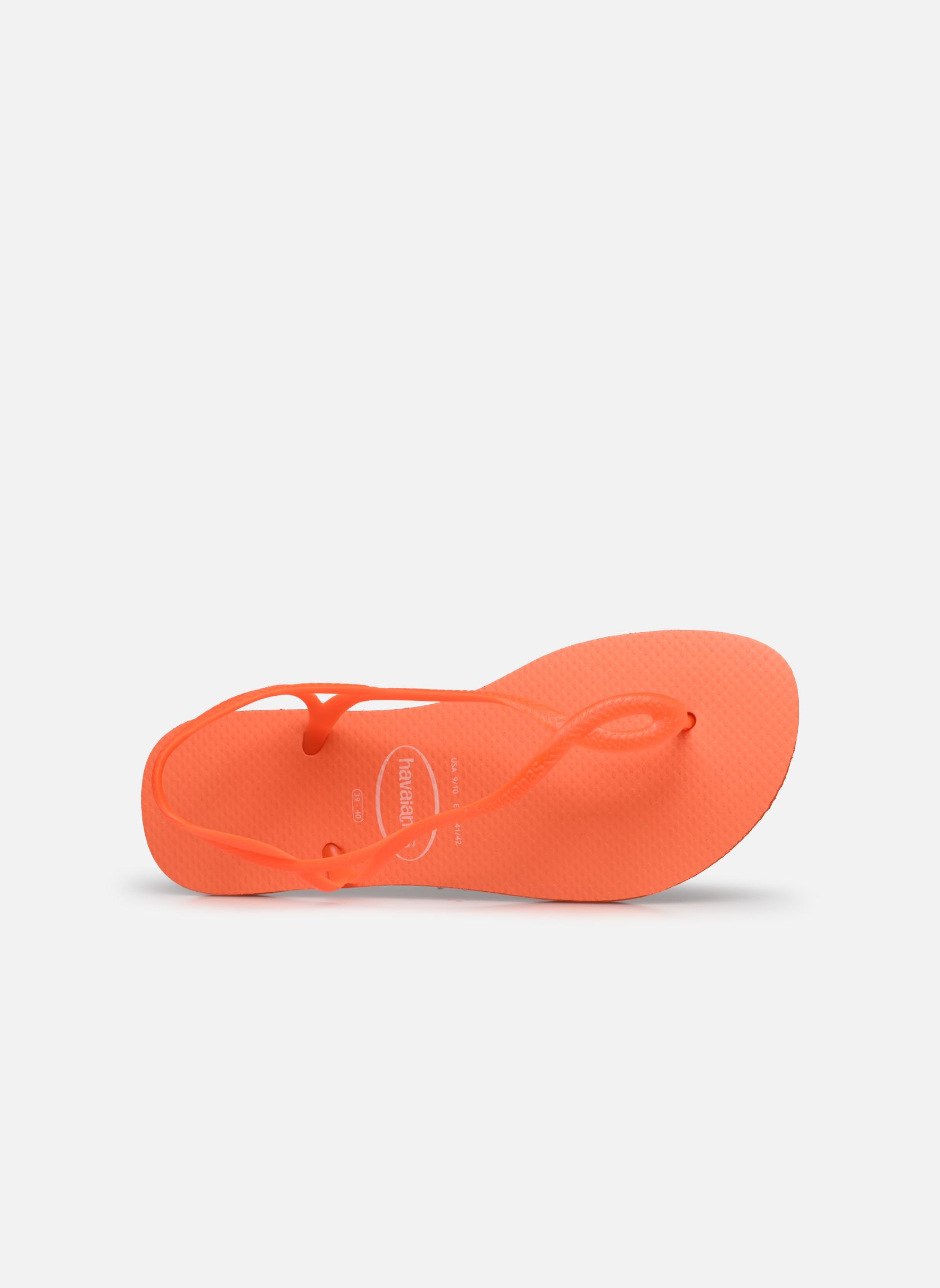 Platte sandalen HAV. LUNA NEON dames oranje Havaianas Platte sandalen HAV. LUNA NEON dames oranje SUNSET ORANGE