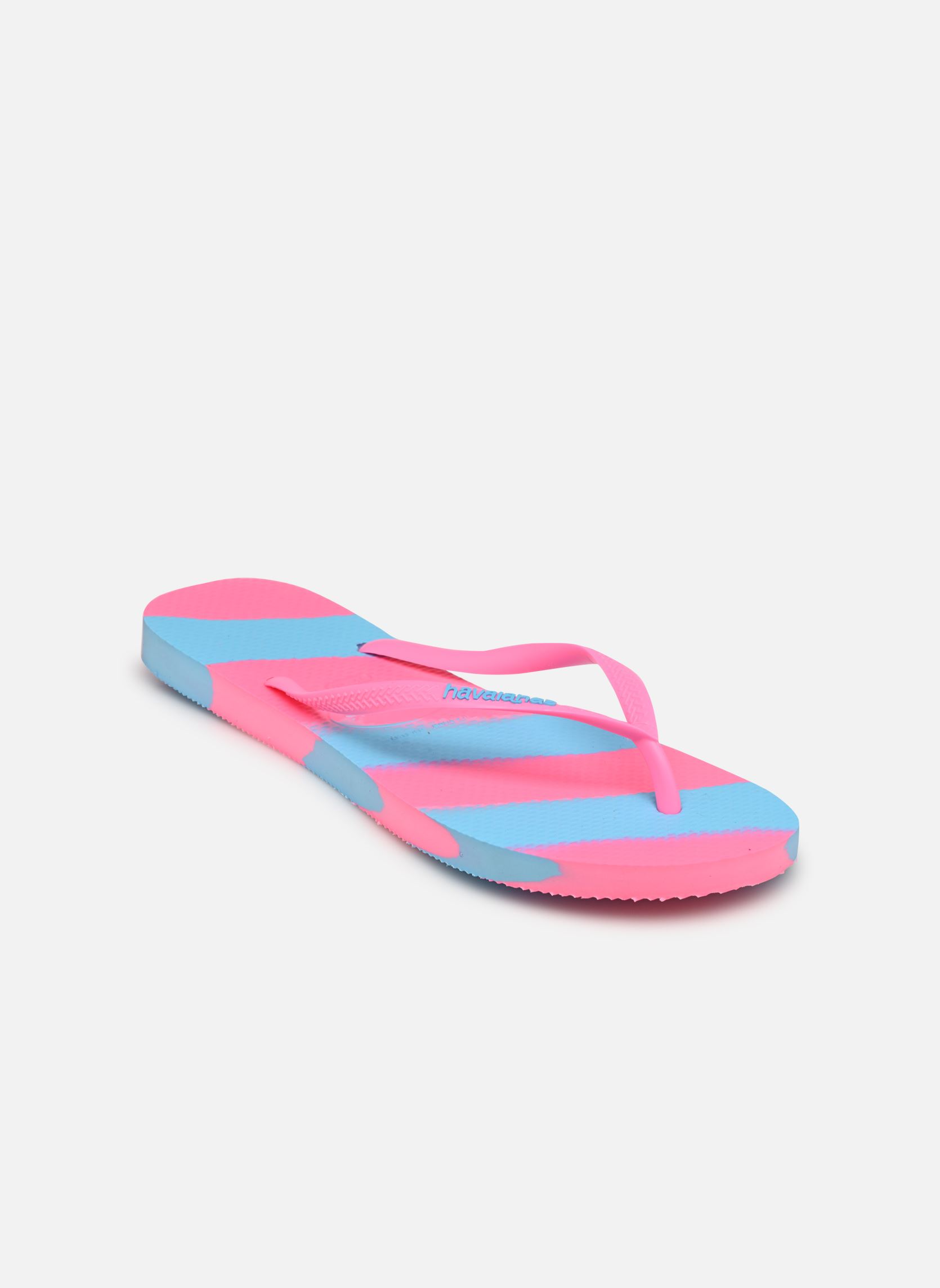 Tongs HAV. SLIM COLOR FUN femme multicolore Havaianas Tongs HAV. SLIM COLOR FUN femme multicolore VERANO ROSE
