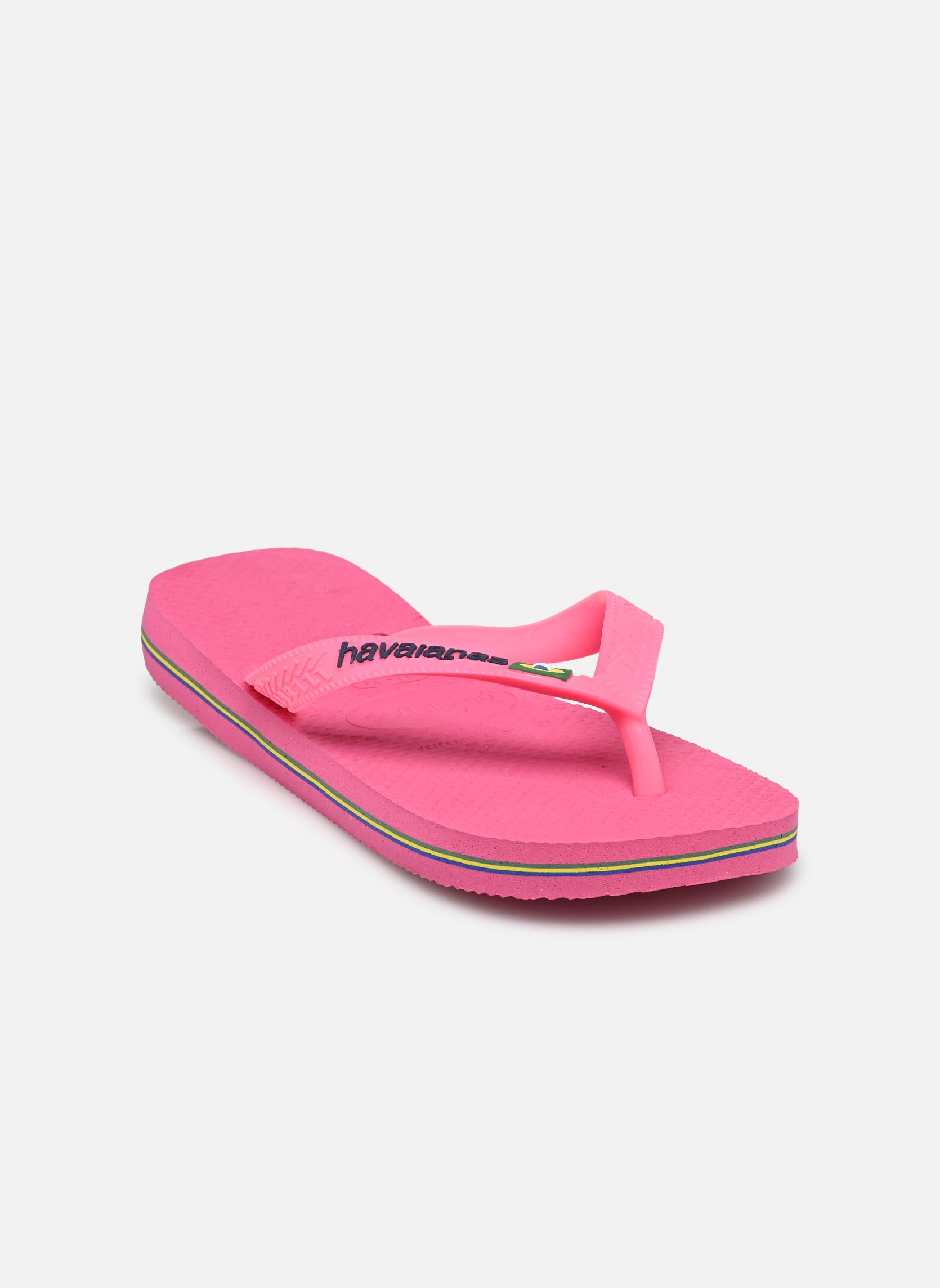 Chanclas KIDS HAV. BRASIL LOGO NEON niña rosa Havaianas Chanclas KIDS HAV. BRASIL LOGO NEON niña rosa PINK FLUX/PINK FLUX