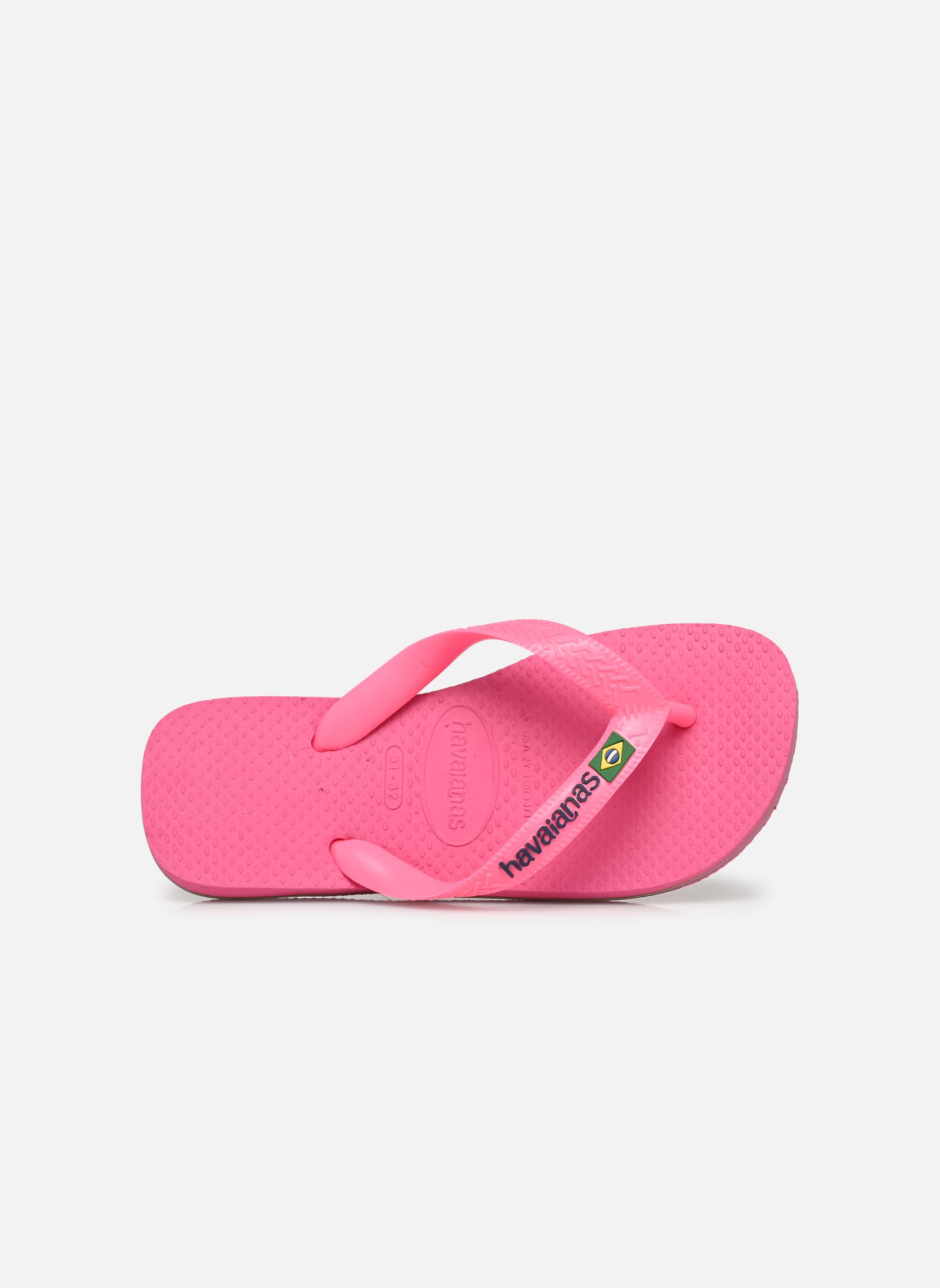 Chanclas KIDS HAV. BRASIL LOGO NEON niña rosa Havaianas Chanclas KIDS HAV. BRASIL LOGO NEON niña rosa PINK FLUX/PINK FLUX