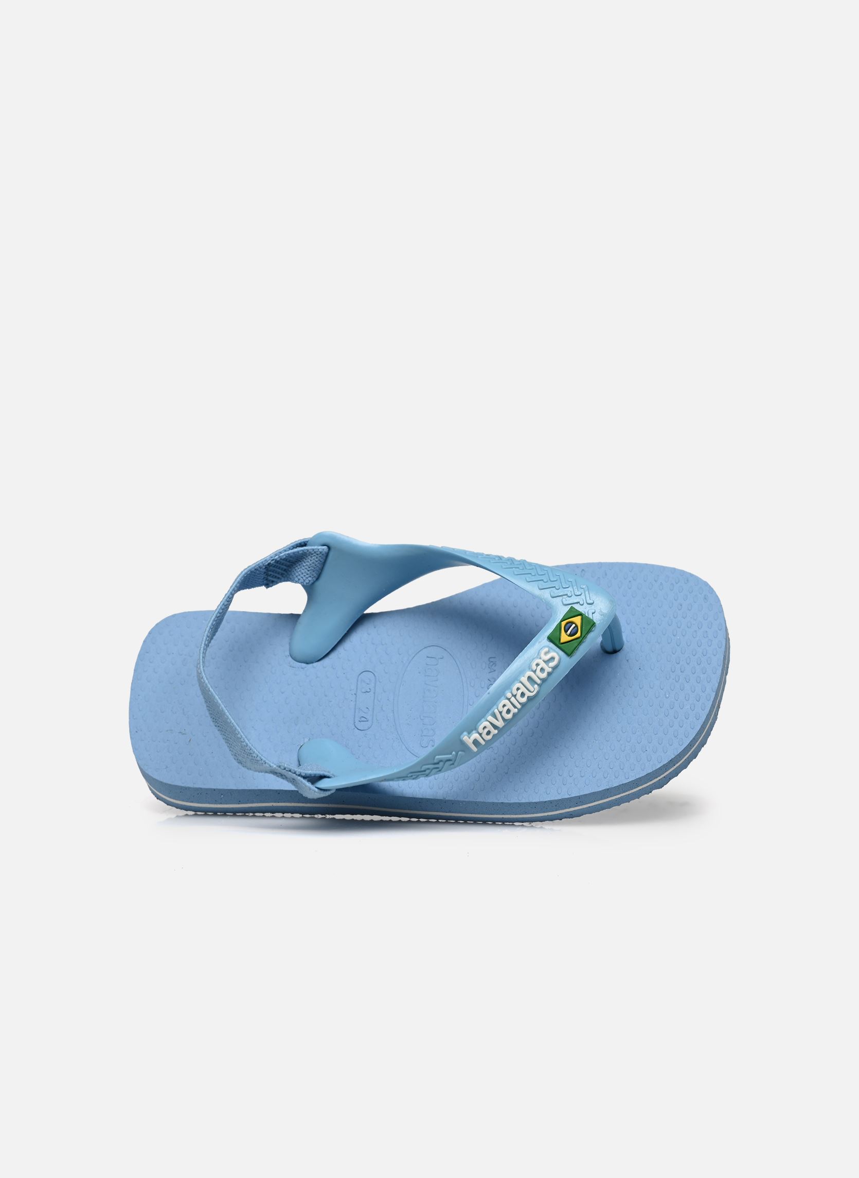 Tongs Baby Brasil Logo Li bleu Havaianas Tongs Baby Brasil Logo Li bleu Lavender Blue