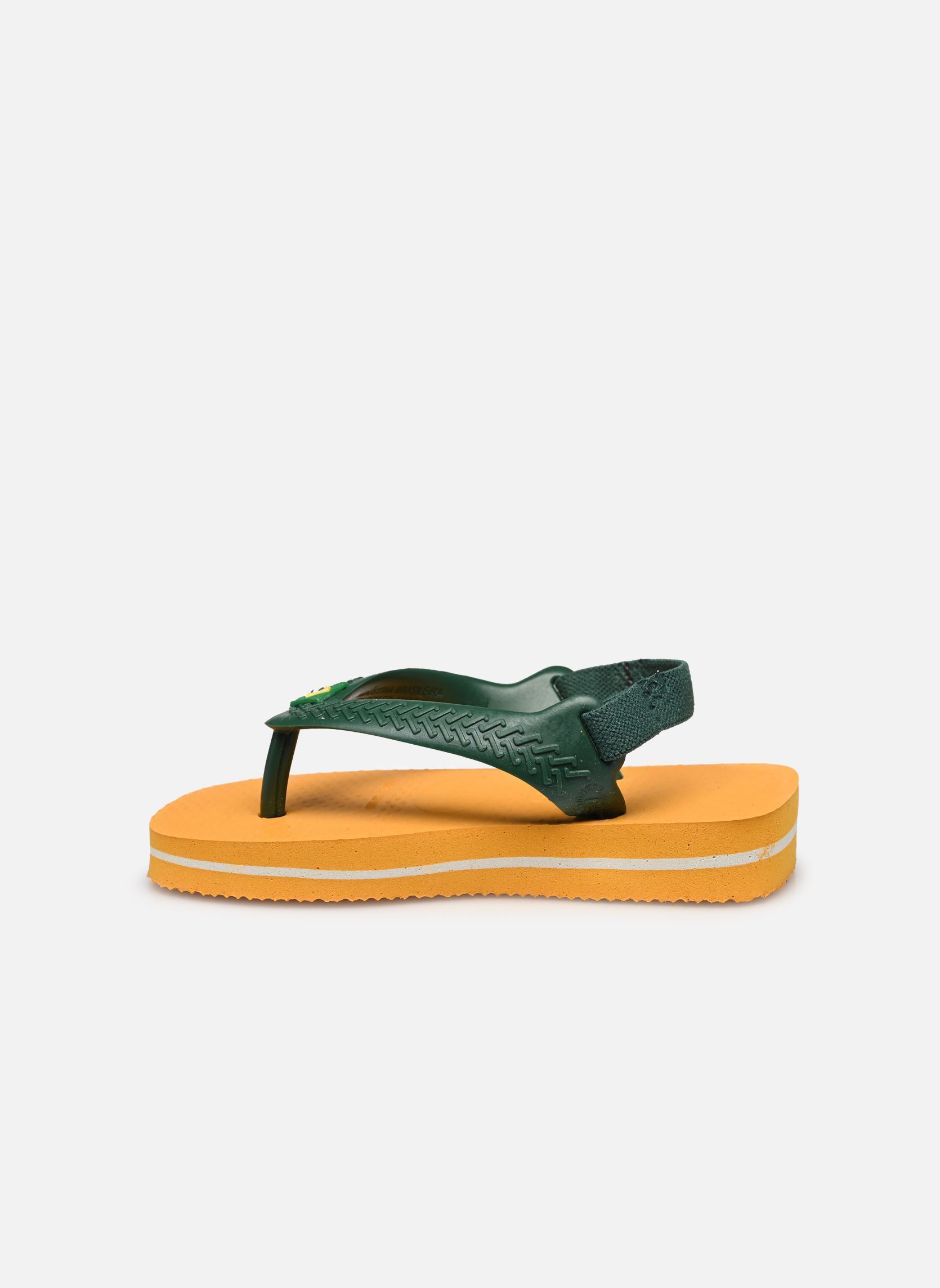 Flip-Flops Baby Brasil Logo Li gelb Havaianas Flip-Flops Baby Brasil Logo Li gelb Pop Yellow/Amazon