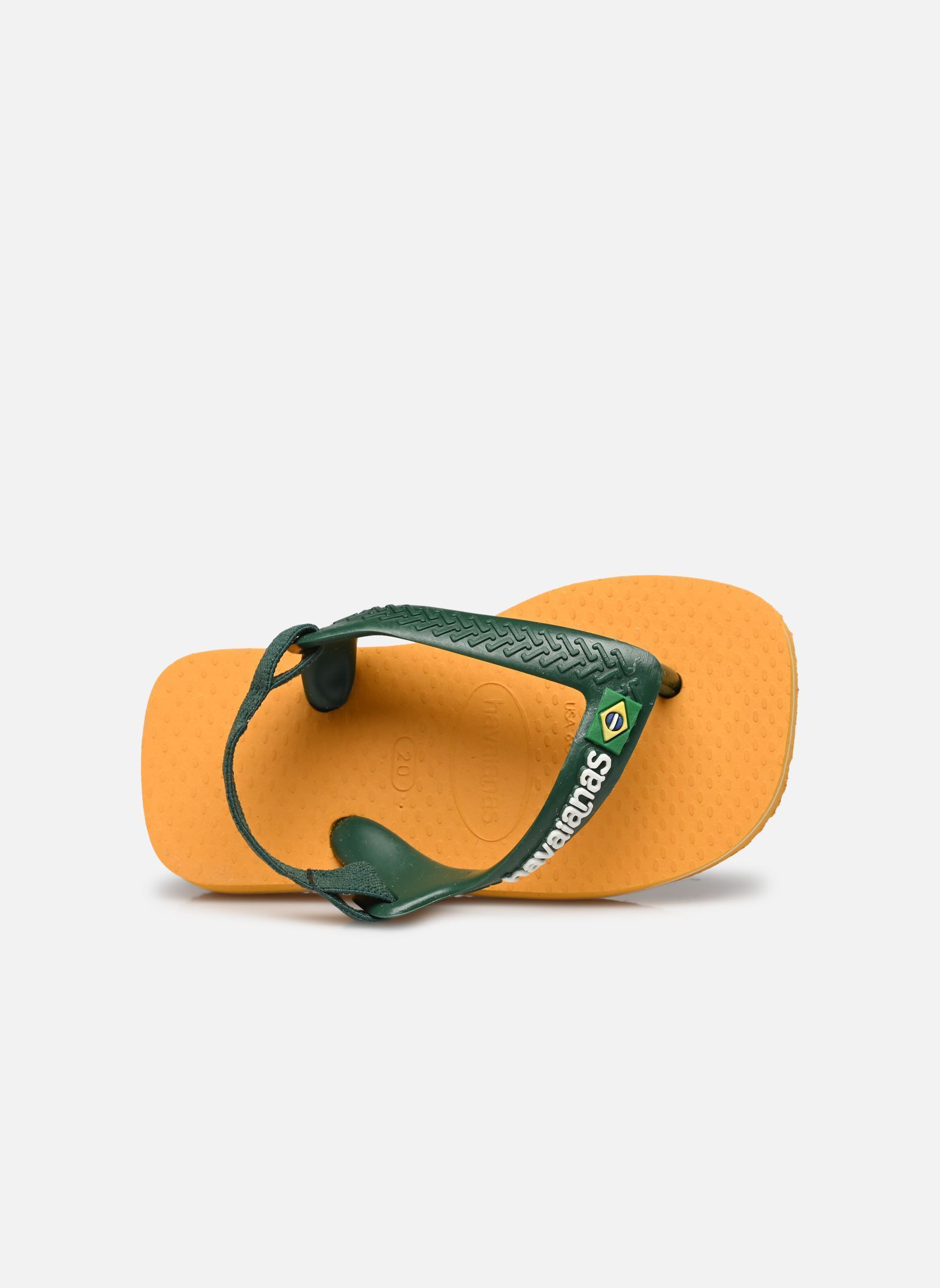 Flip-Flops Baby Brasil Logo Li gelb Havaianas Flip-Flops Baby Brasil Logo Li gelb Pop Yellow/Amazon