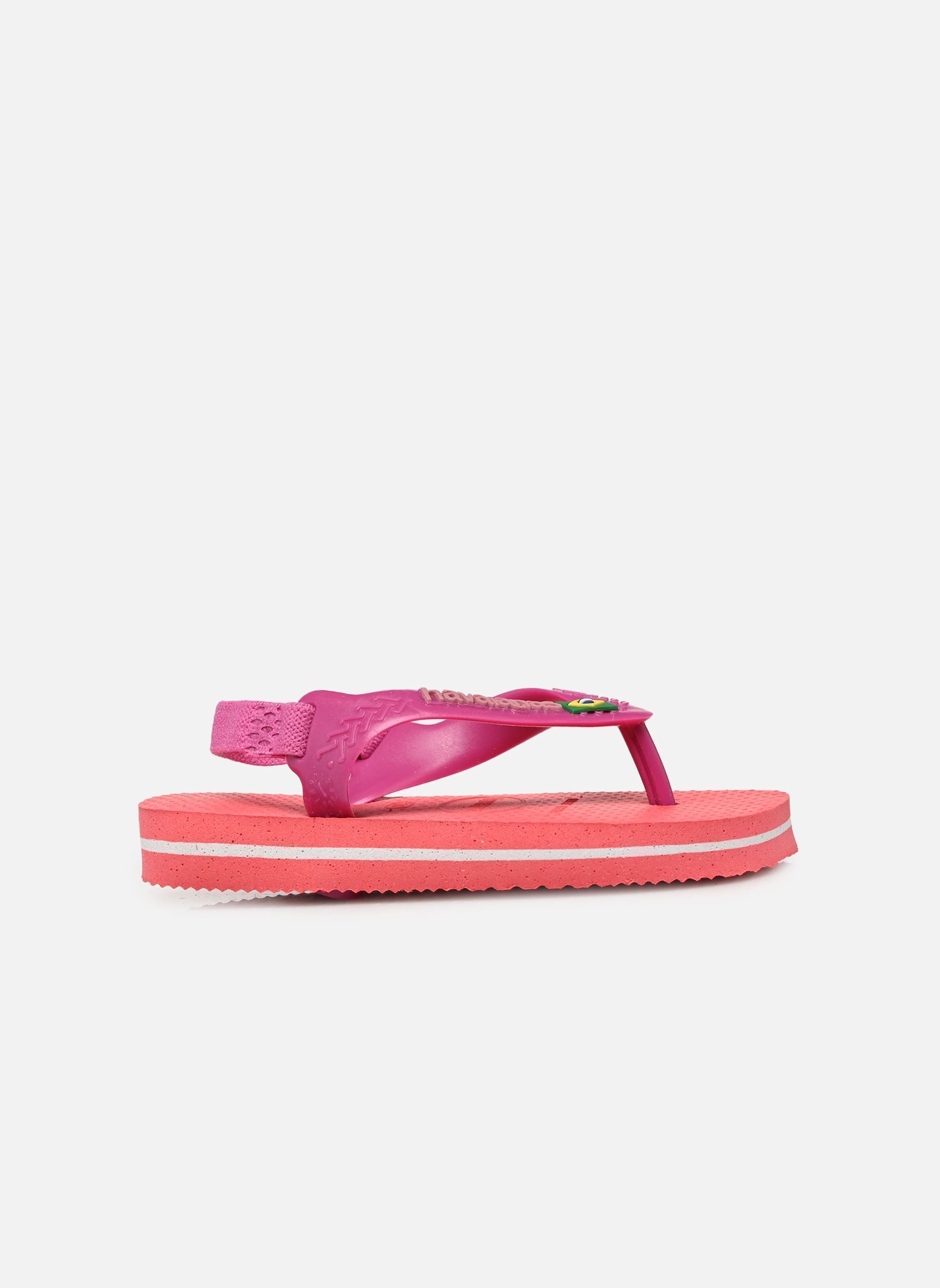 Tongs Baby Brasil Logo Li fille orange Havaianas Tongs Baby Brasil Logo Li fille orange Coral/Pink