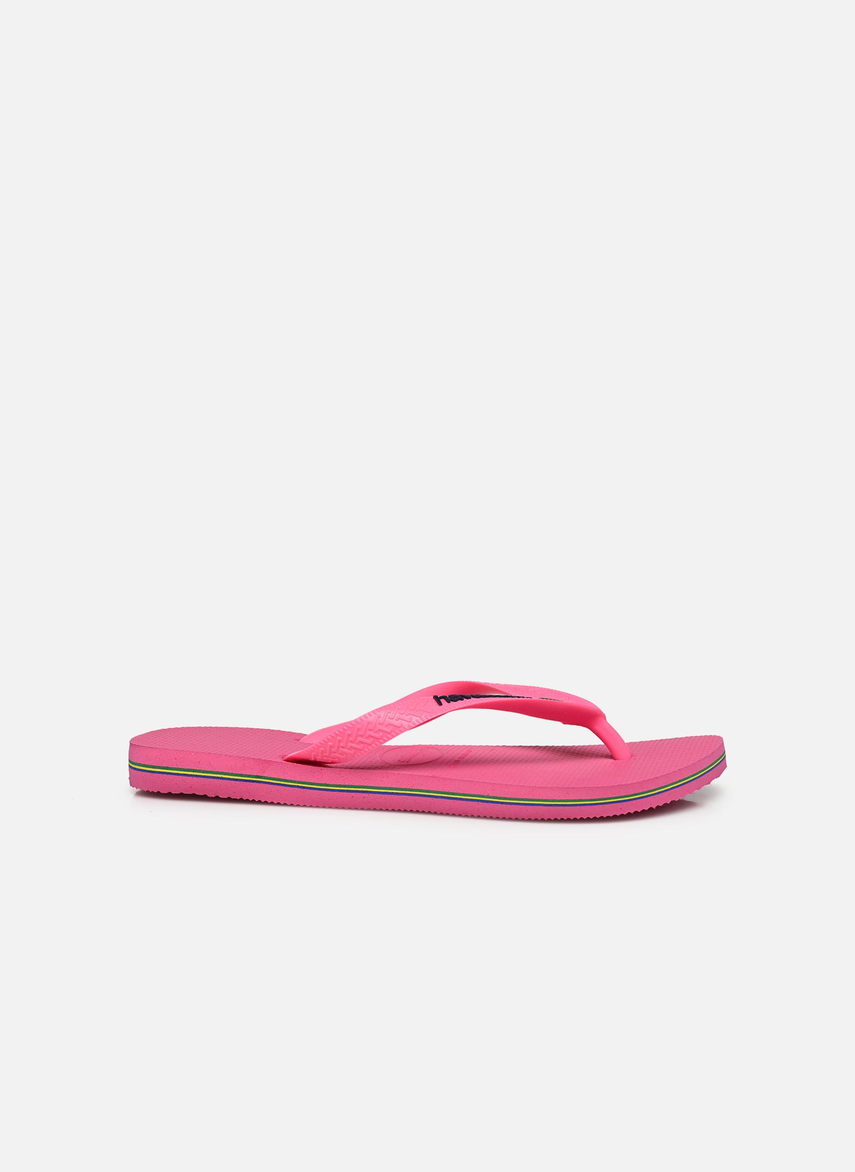 Flip-Flops HAV. BRASIL LOGO NEON damen rosa Havaianas Flip-Flops HAV. BRASIL LOGO NEON damen rosa PINK FLUX/PINK FLUX