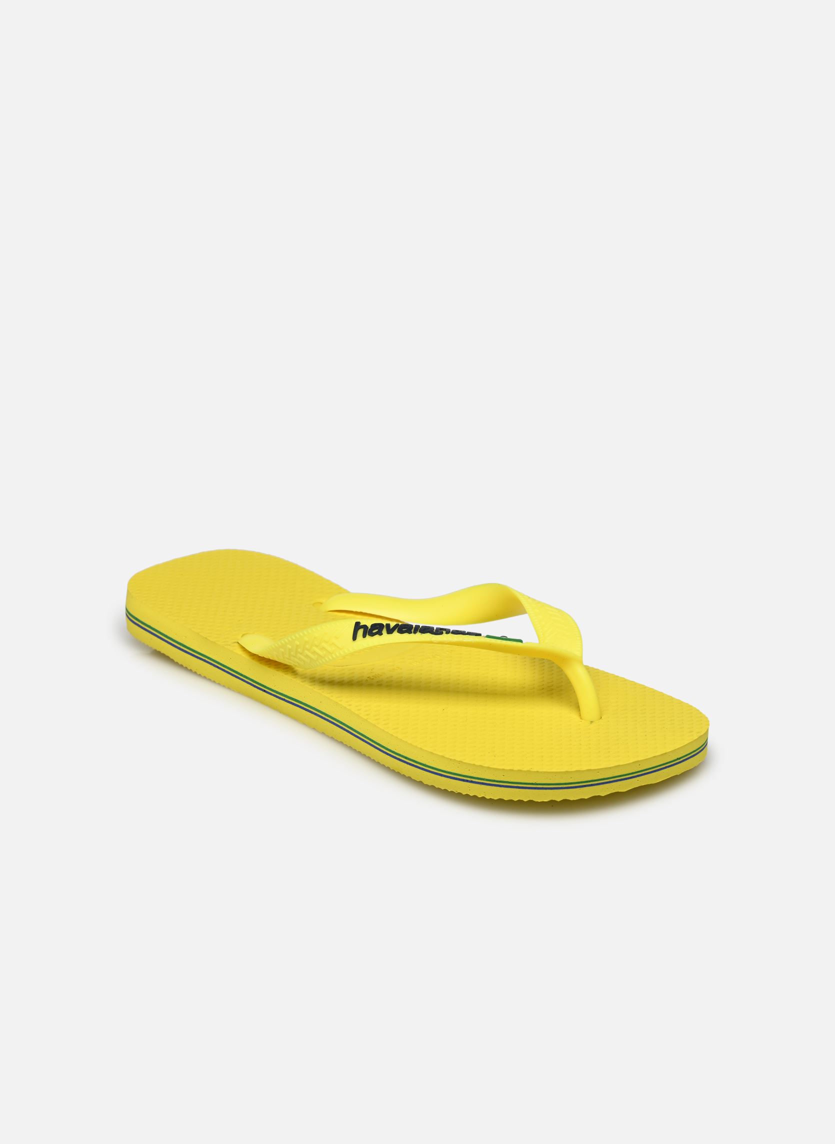 Tongs HAV. BRASIL LOGO NEON femme jaune Havaianas Tongs HAV. BRASIL LOGO NEON femme jaune CITRUS YELLOW/CITRUS YELLOW