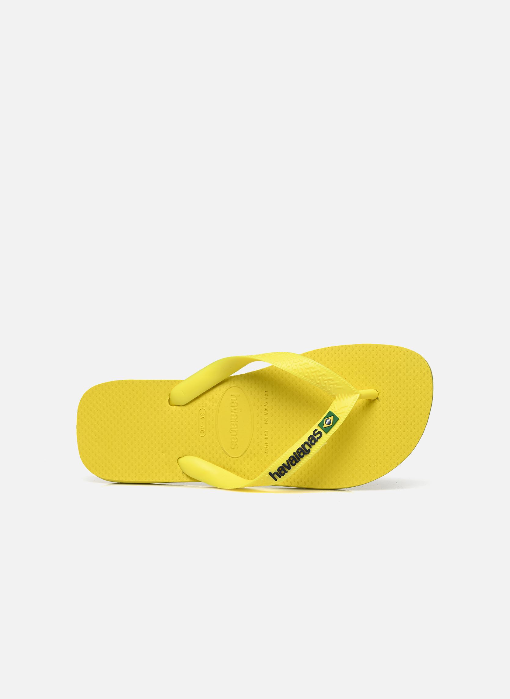 Tongs HAV. BRASIL LOGO NEON femme jaune Havaianas Tongs HAV. BRASIL LOGO NEON femme jaune CITRUS YELLOW/CITRUS YELLOW