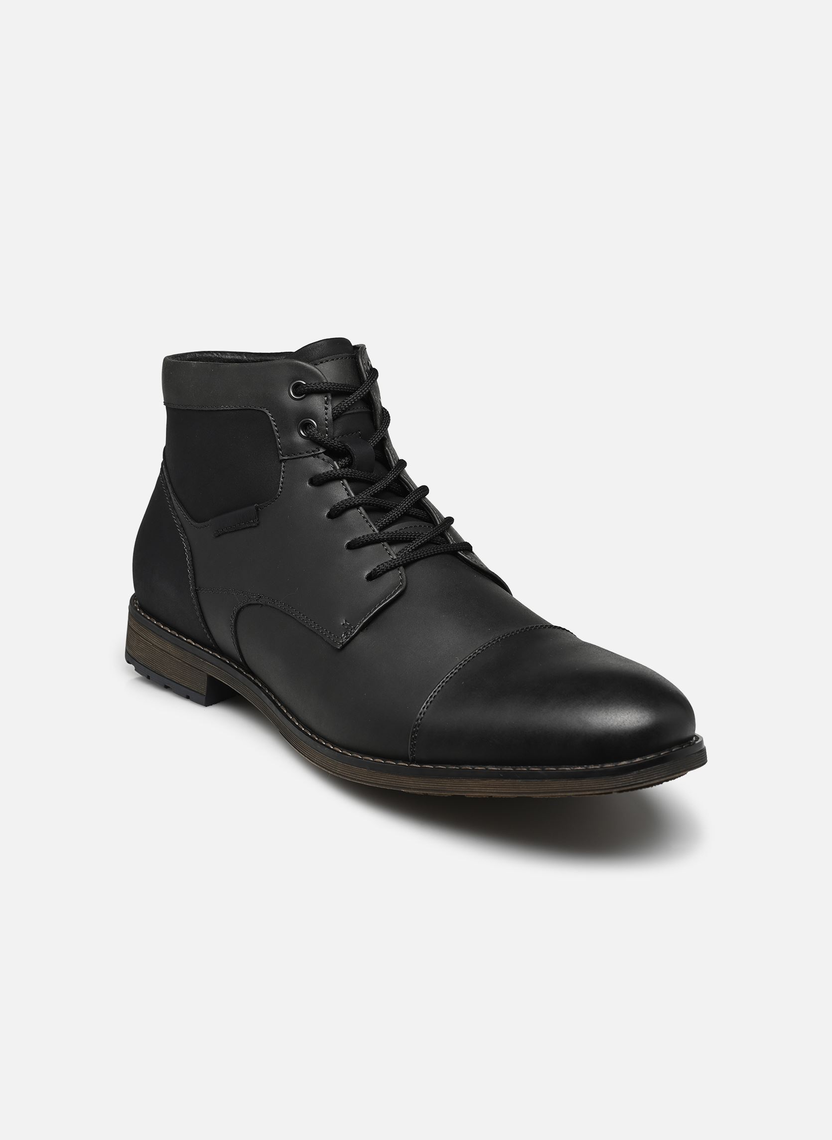 Veterlaarsjes FINOU size + heren zwart MADE BY Veterlaarsjes FINOU size + heren zwart Noir