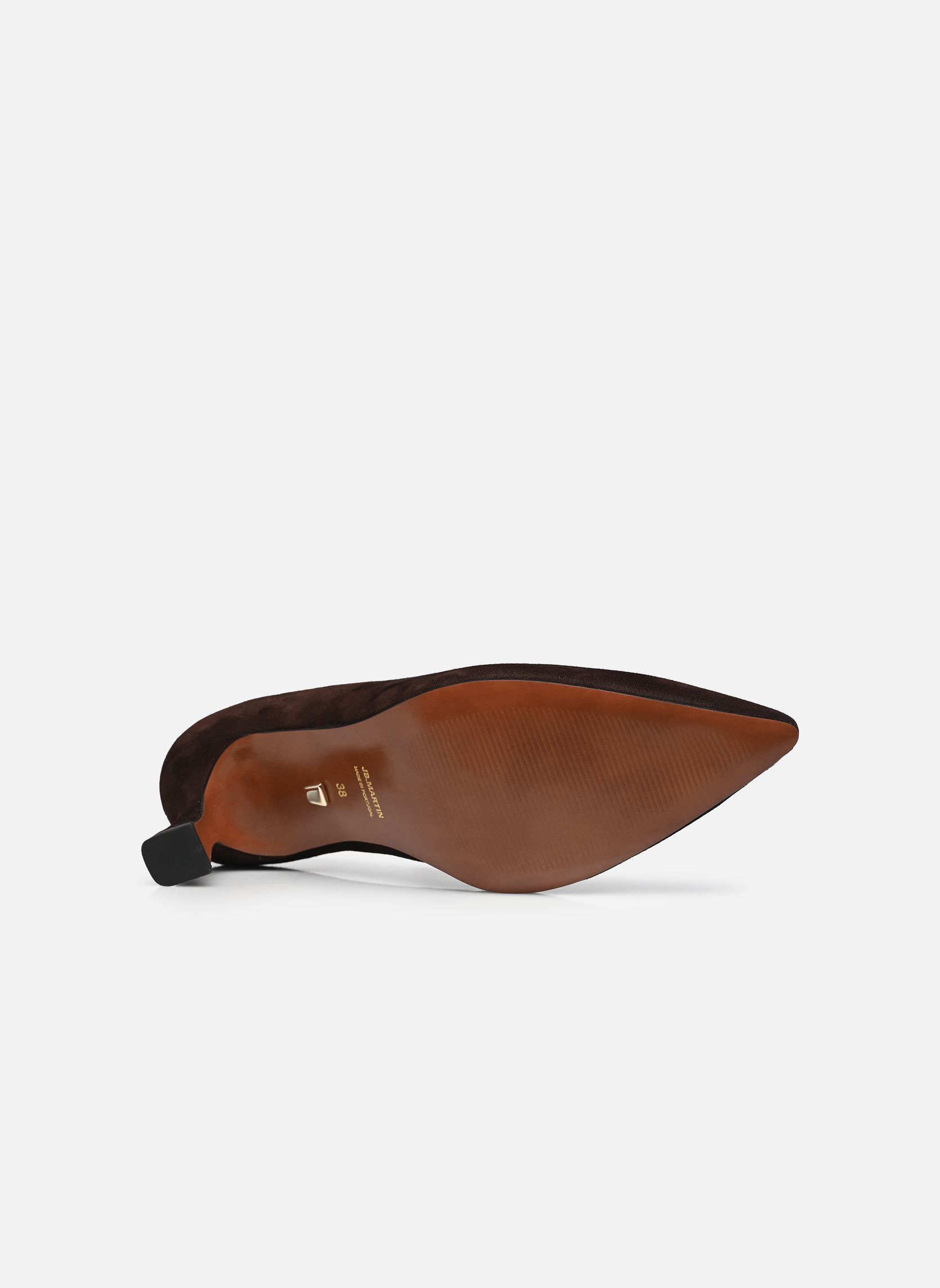 Pumps LIERRE dames bruin JB Martin Pumps LIERRE dames bruin CHEVRE VELOURS CHOCOLAT