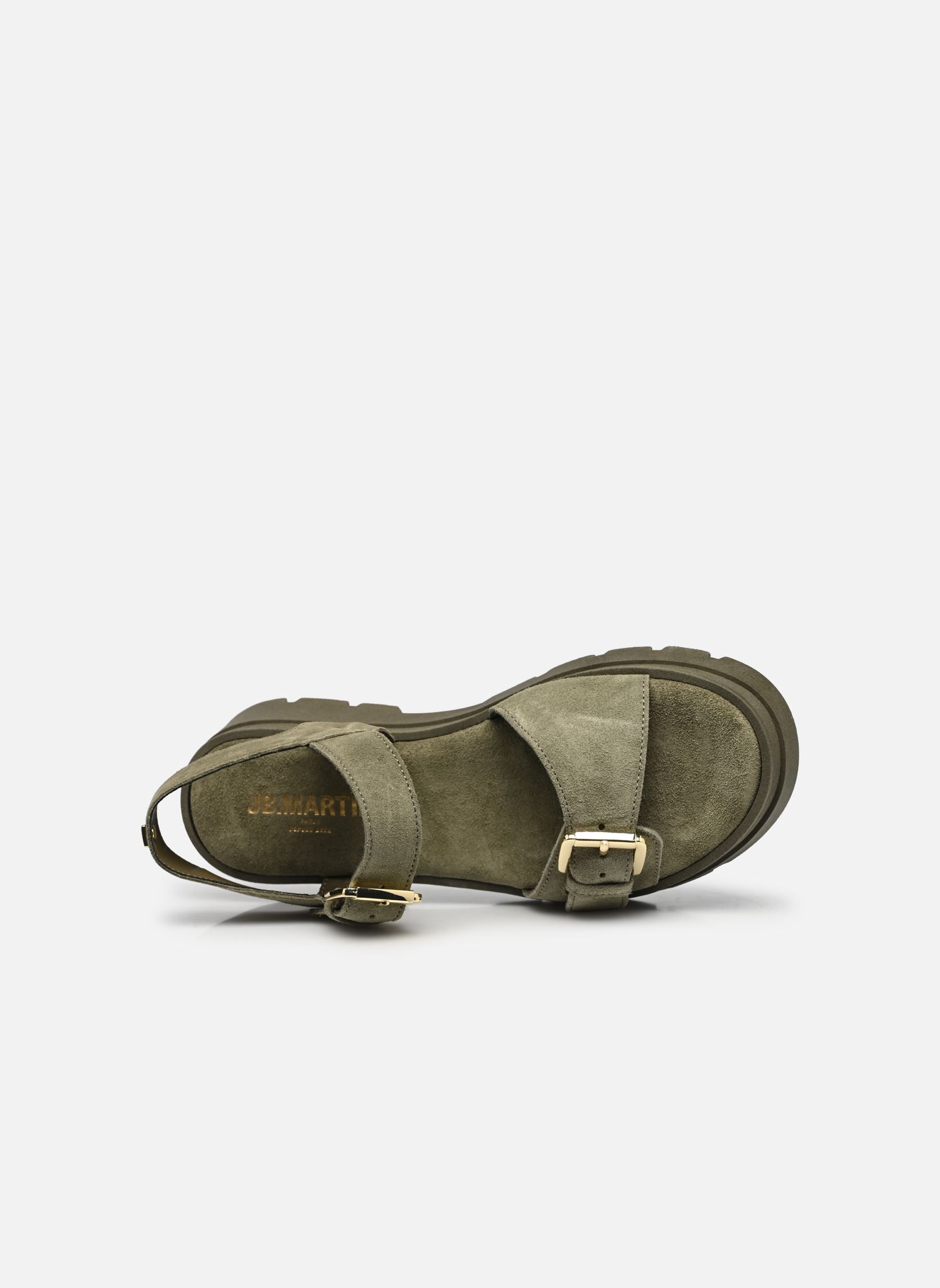 Keil- und Plateausandalen DELIA damen grün JB Martin Keil- und Plateausandalen DELIA damen grün Croute Kaki