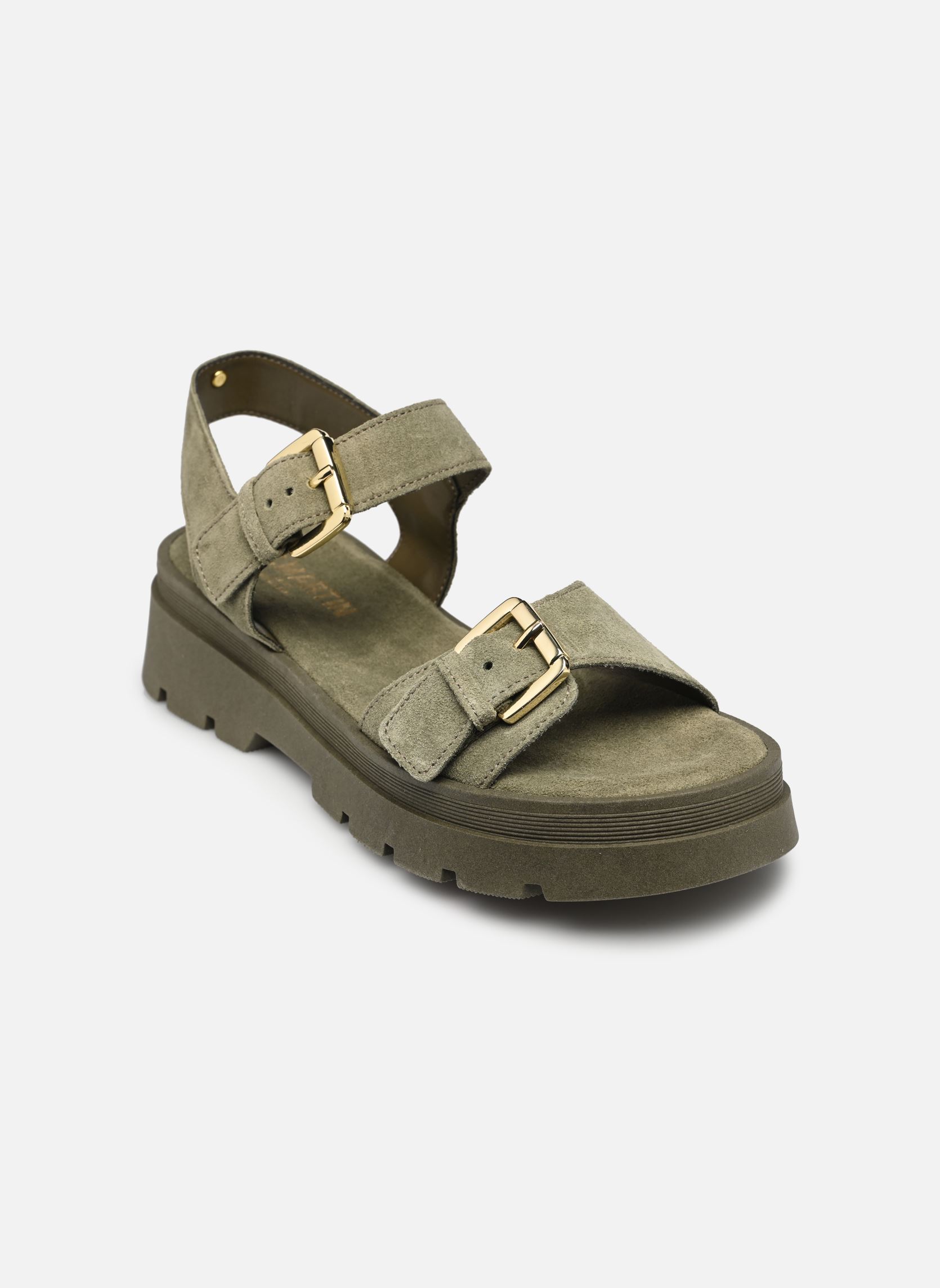 Keil- und Plateausandalen DELIA damen grün JB Martin Keil- und Plateausandalen DELIA damen grün Croute Kaki
