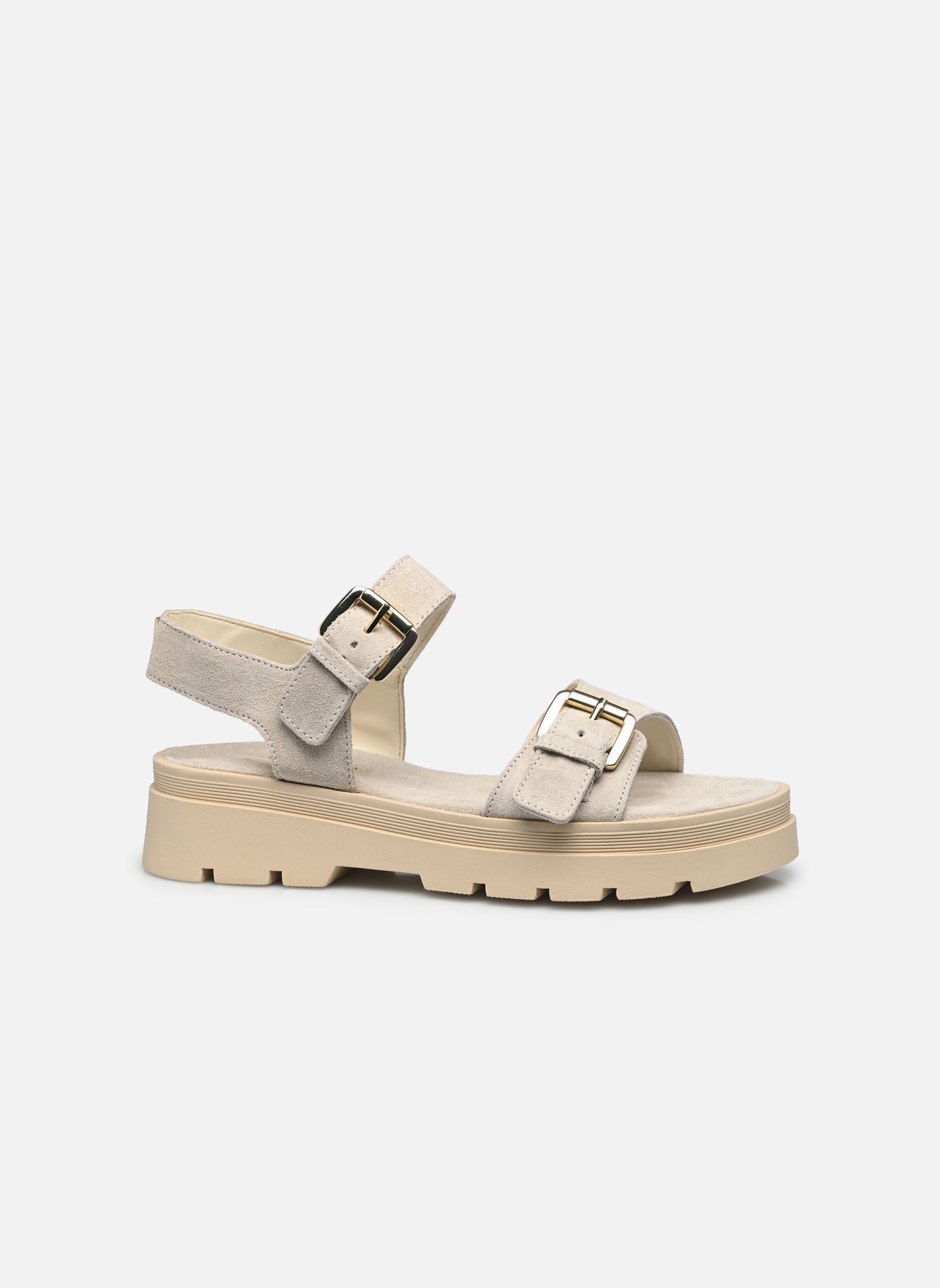Sandales compensées et plateformes DELIA femme blanc JB Martin Sandales compensées et plateformes DELIA femme blanc Croute Off White