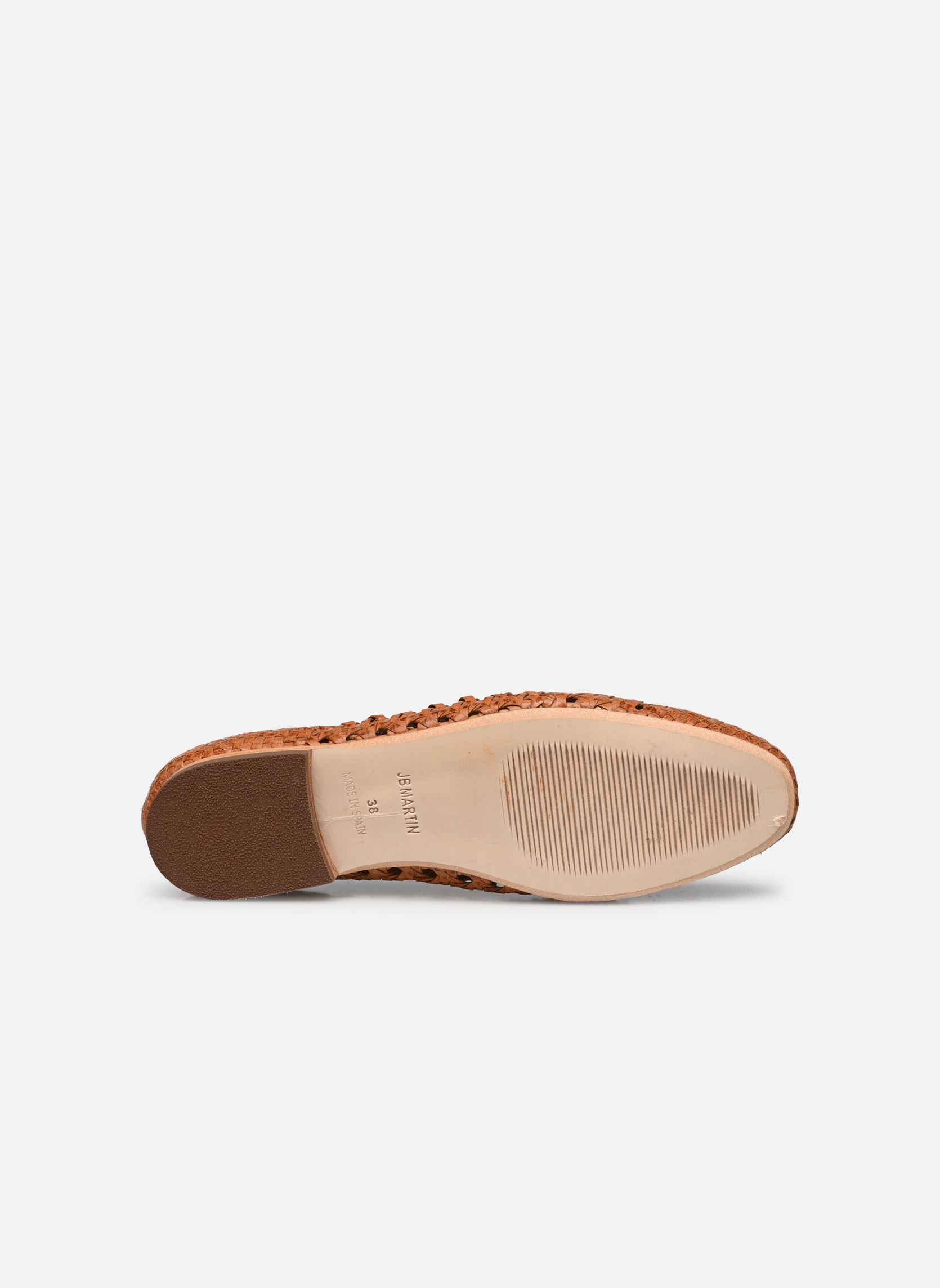 Ballerines classiques TREFLE femme marron JB Martin Ballerines classiques TREFLE femme marron TRESSE CAMEL