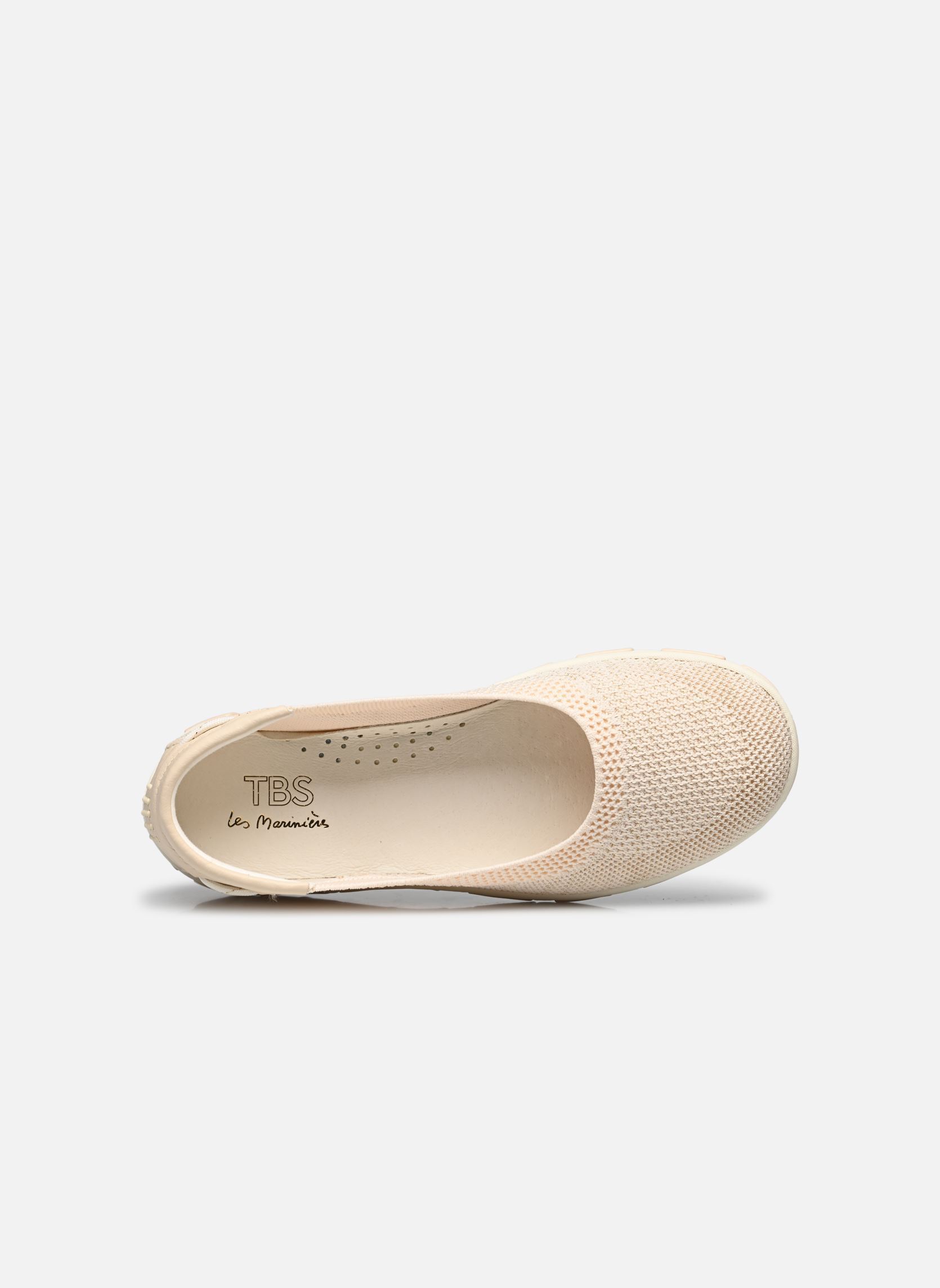 Klassische Ballerinas Jiviana damen beige TBS Klassische Ballerinas Jiviana damen beige CHINE LIN + GOLD