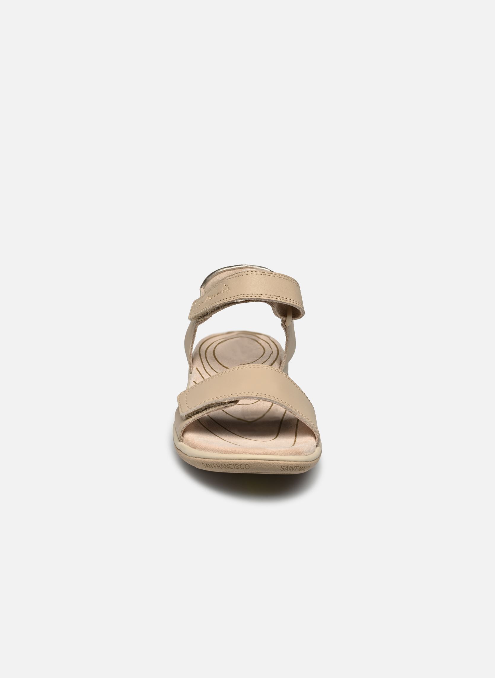 Sandalias planas Jazsuny mujer beige TBS Sandalias planas Jazsuny mujer beige BEIGE + CHAMPAGNE