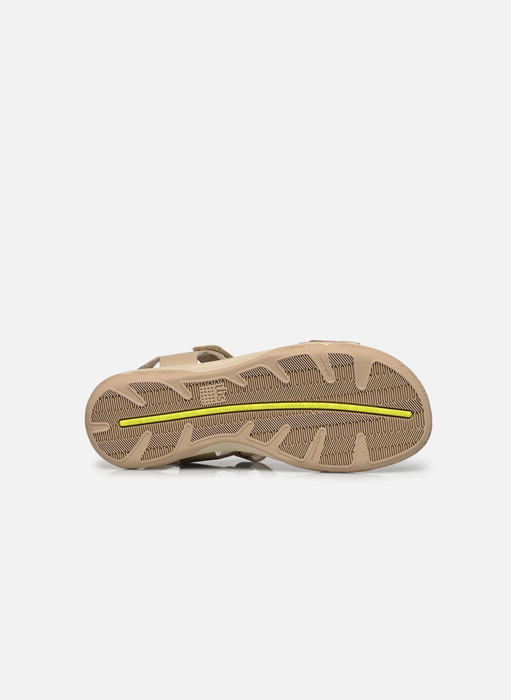 Sandalias planas Jazsuny mujer beige TBS Sandalias planas Jazsuny mujer beige BEIGE + CHAMPAGNE