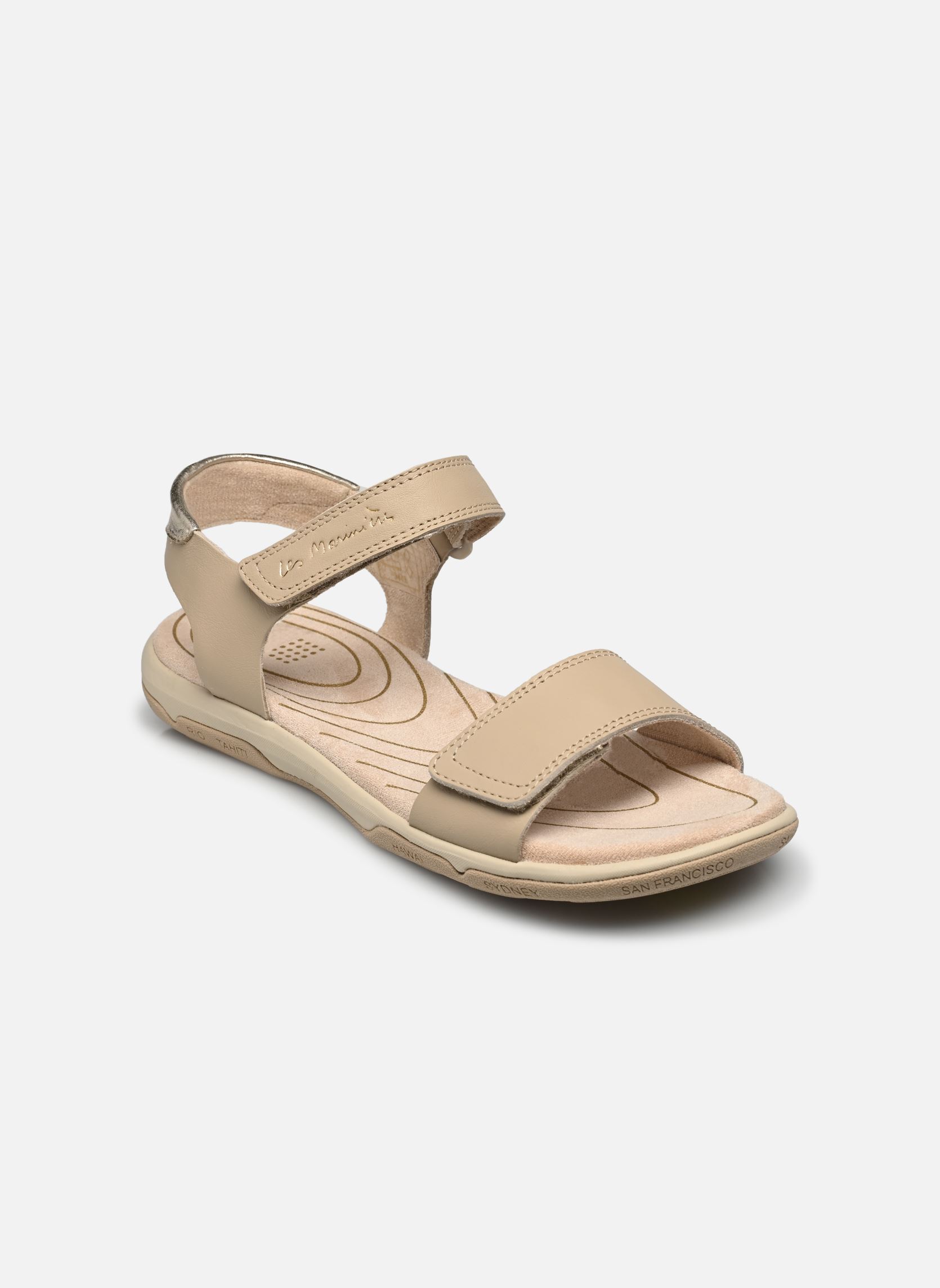 Sandalias planas Jazsuny mujer beige TBS Sandalias planas Jazsuny mujer beige BEIGE + CHAMPAGNE