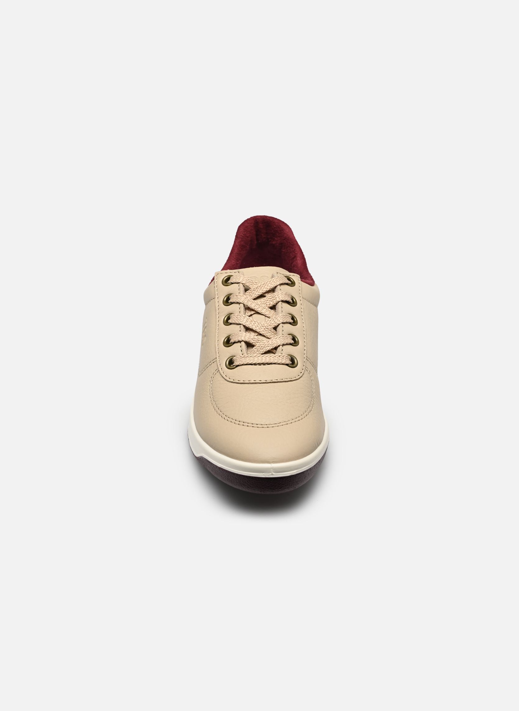 Baskets basses Brandie femme beige TBS Made in France Baskets basses Brandie femme beige BEIGE + BORDEAUX
