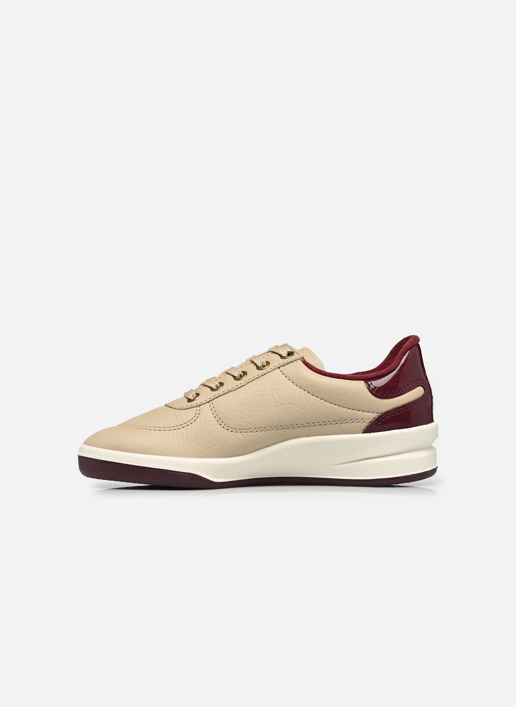 Baskets basses Brandie femme beige TBS Made in France Baskets basses Brandie femme beige BEIGE + BORDEAUX