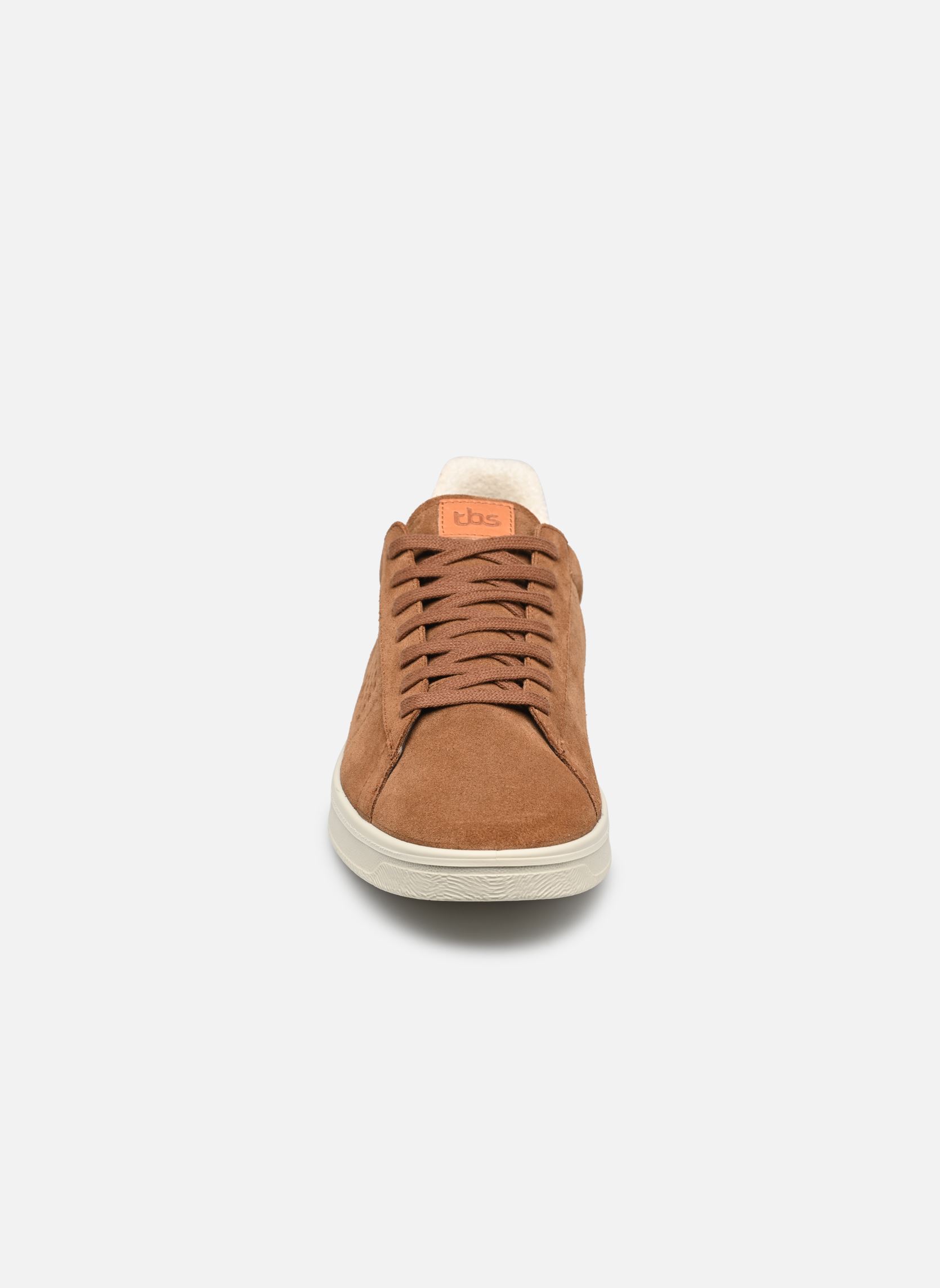 Baskets basses Flauber homme marron TBS Made in France Baskets basses Flauber homme marron COGNAC