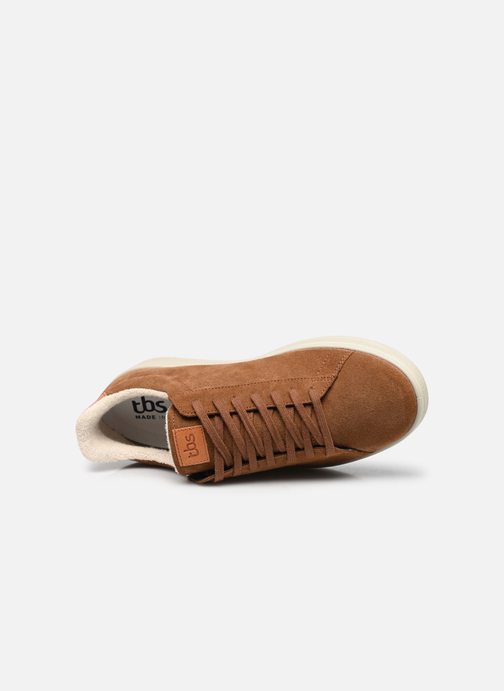 Baskets basses Flauber homme marron TBS Made in France Baskets basses Flauber homme marron COGNAC
