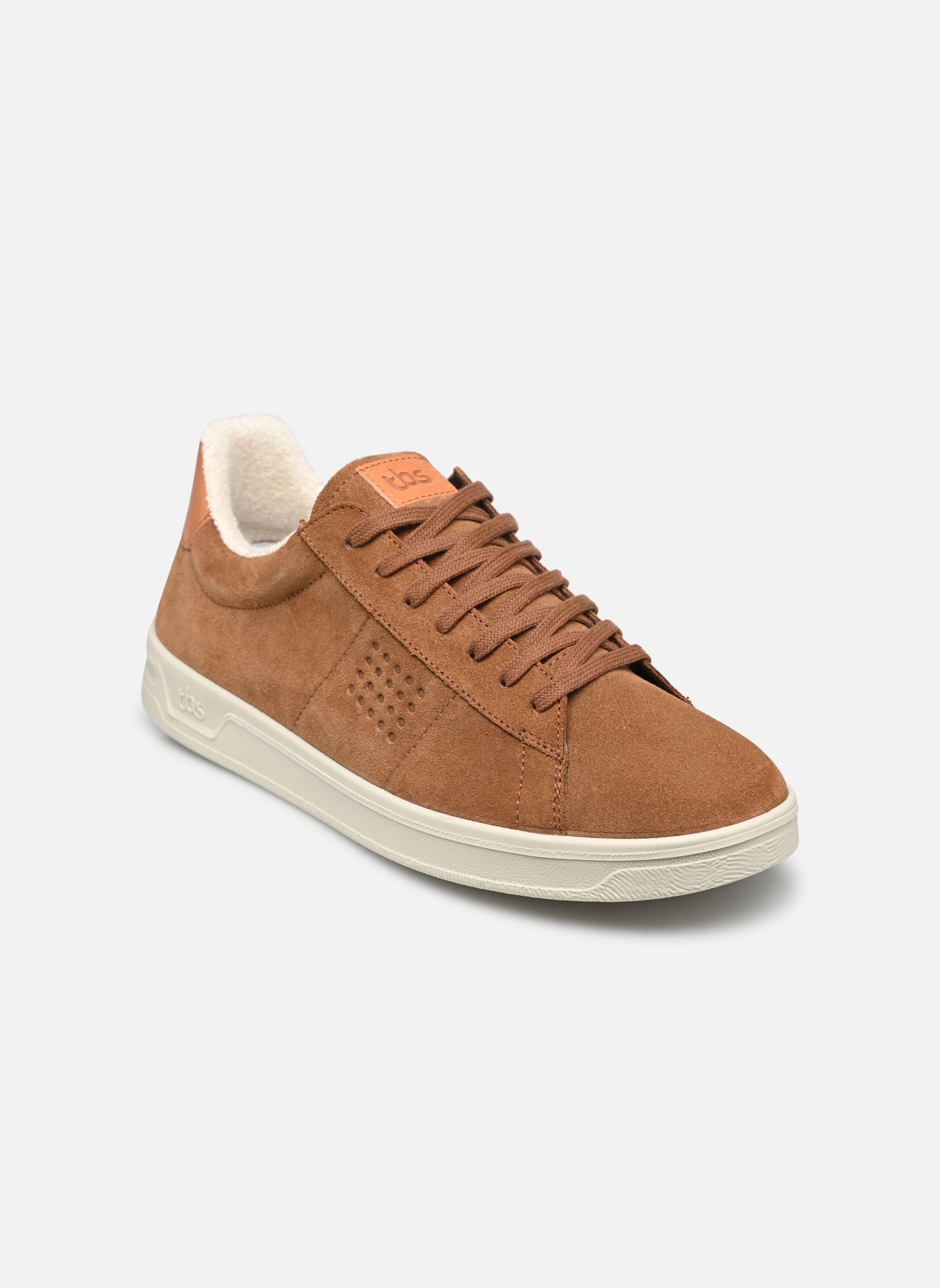 Baskets basses Flauber homme marron TBS Made in France Baskets basses Flauber homme marron COGNAC