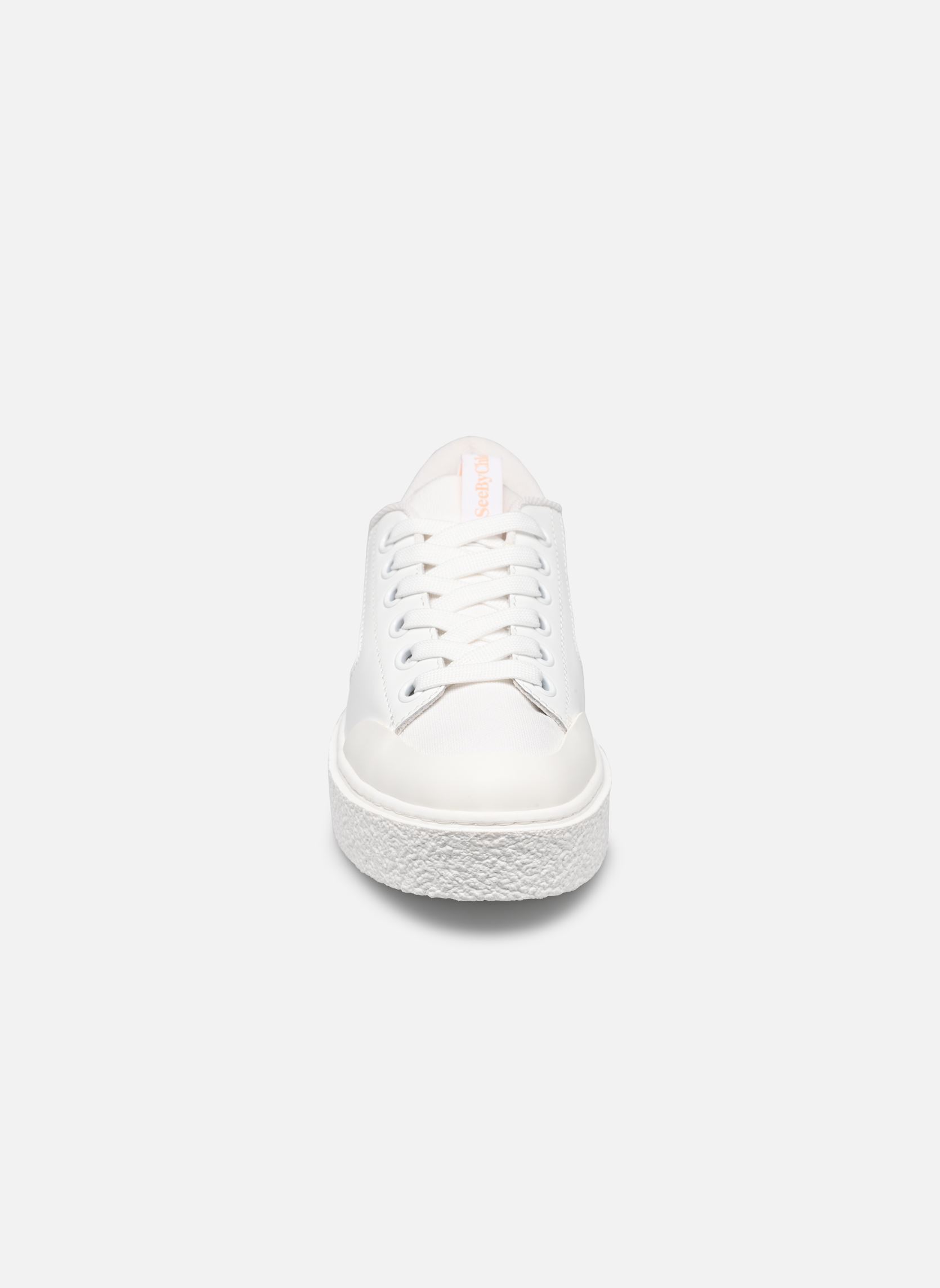 Niedrige Sneaker Hella Low-Top Sneakers damen weiß See by Chloé Niedrige Sneaker Hella Low-Top Sneakers damen weiß WHITE