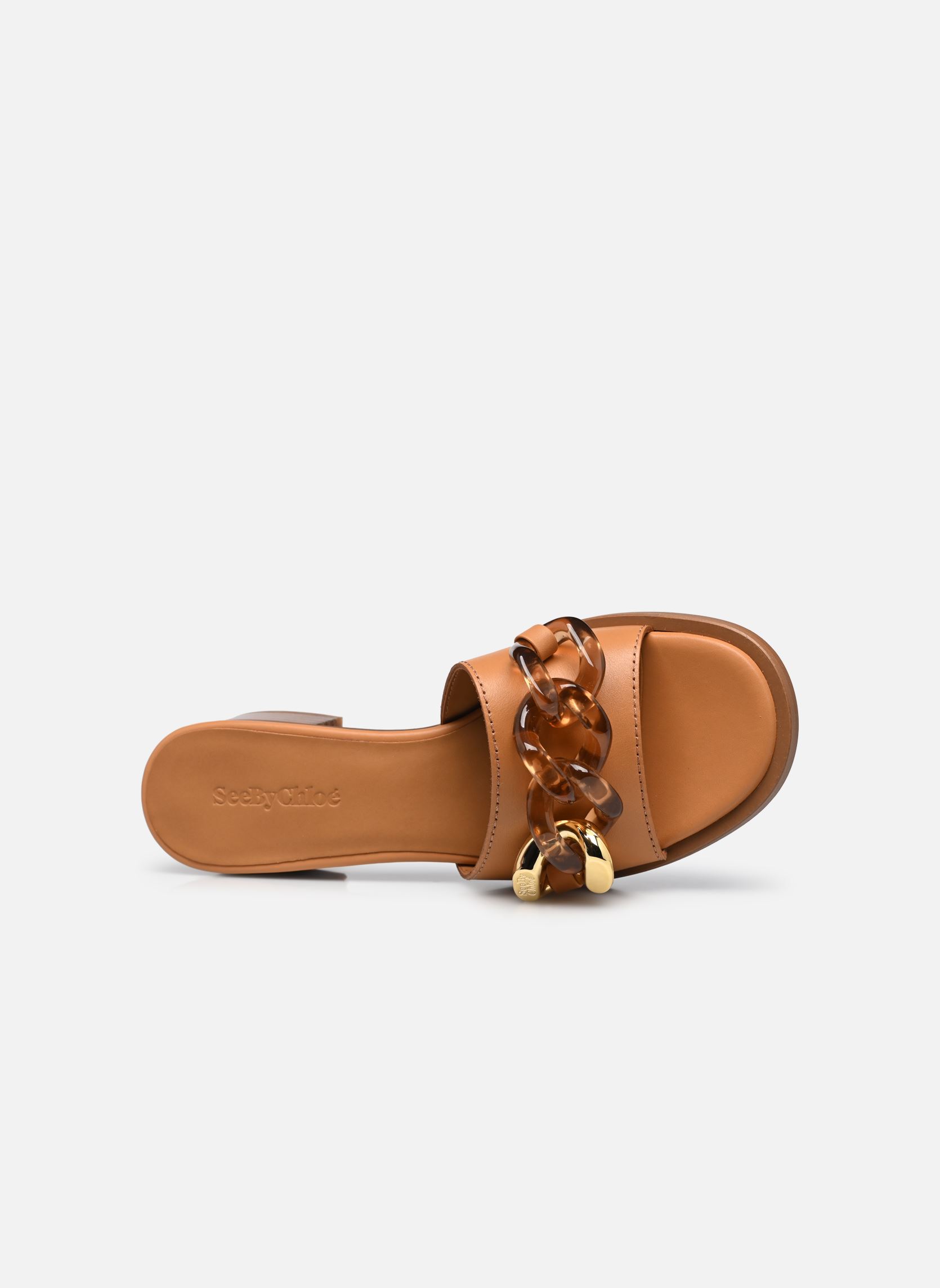 Sandalen Monyca Mid Heel damen braun See by Chloé Sandalen Monyca Mid Heel damen braun TAN