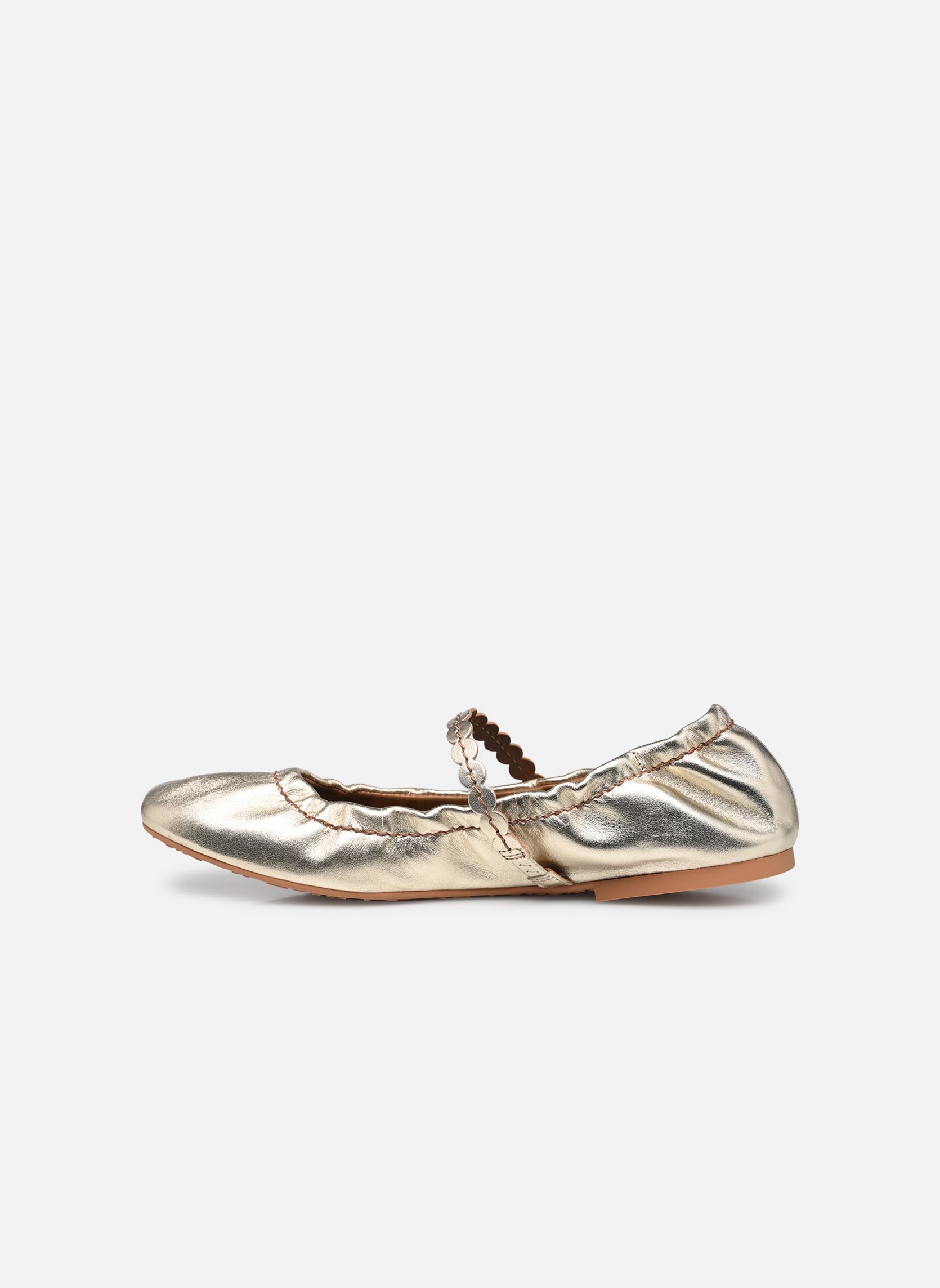 Klassieke ballerina's Kaddy Ballet Flats dames goud en brons See by Chloé Klassieke ballerina's Kaddy Ballet Flats dames goud en brons LIGHT GOLD