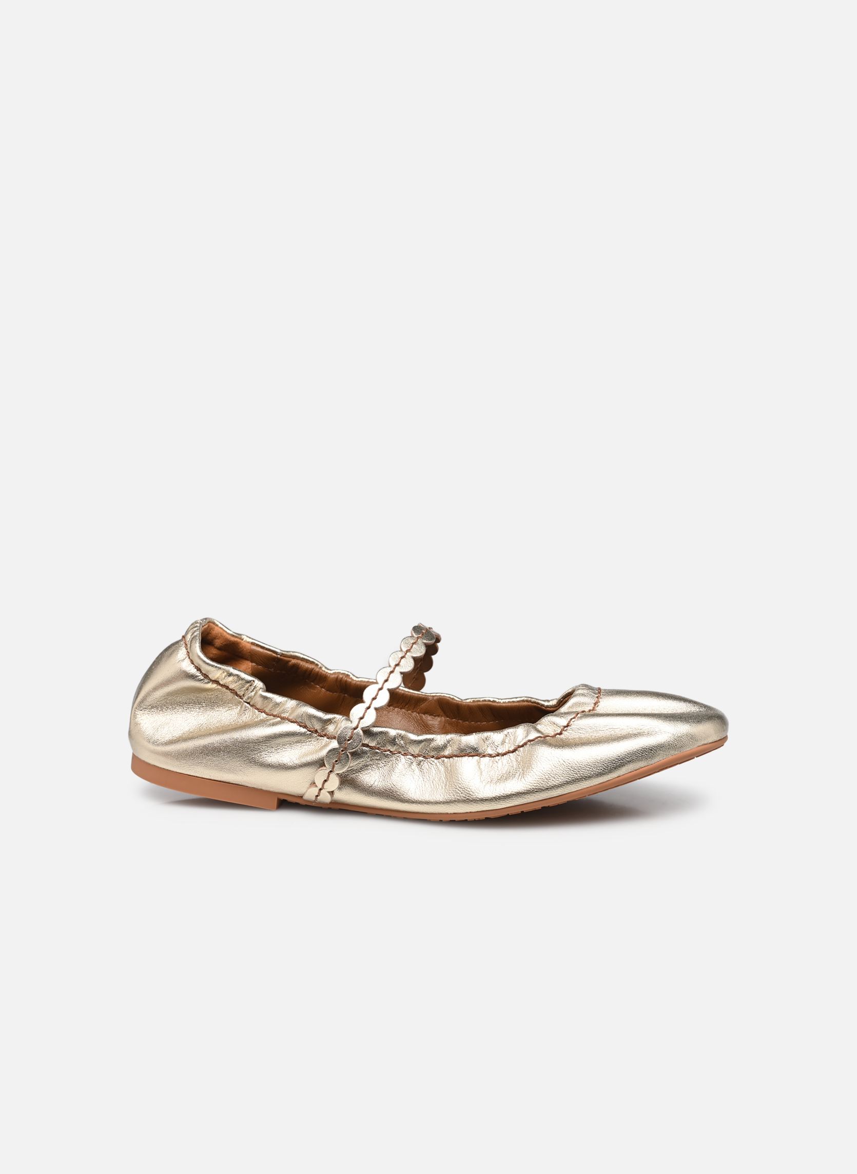 Klassieke ballerina's Kaddy Ballet Flats dames goud en brons See by Chloé Klassieke ballerina's Kaddy Ballet Flats dames goud en brons LIGHT GOLD
