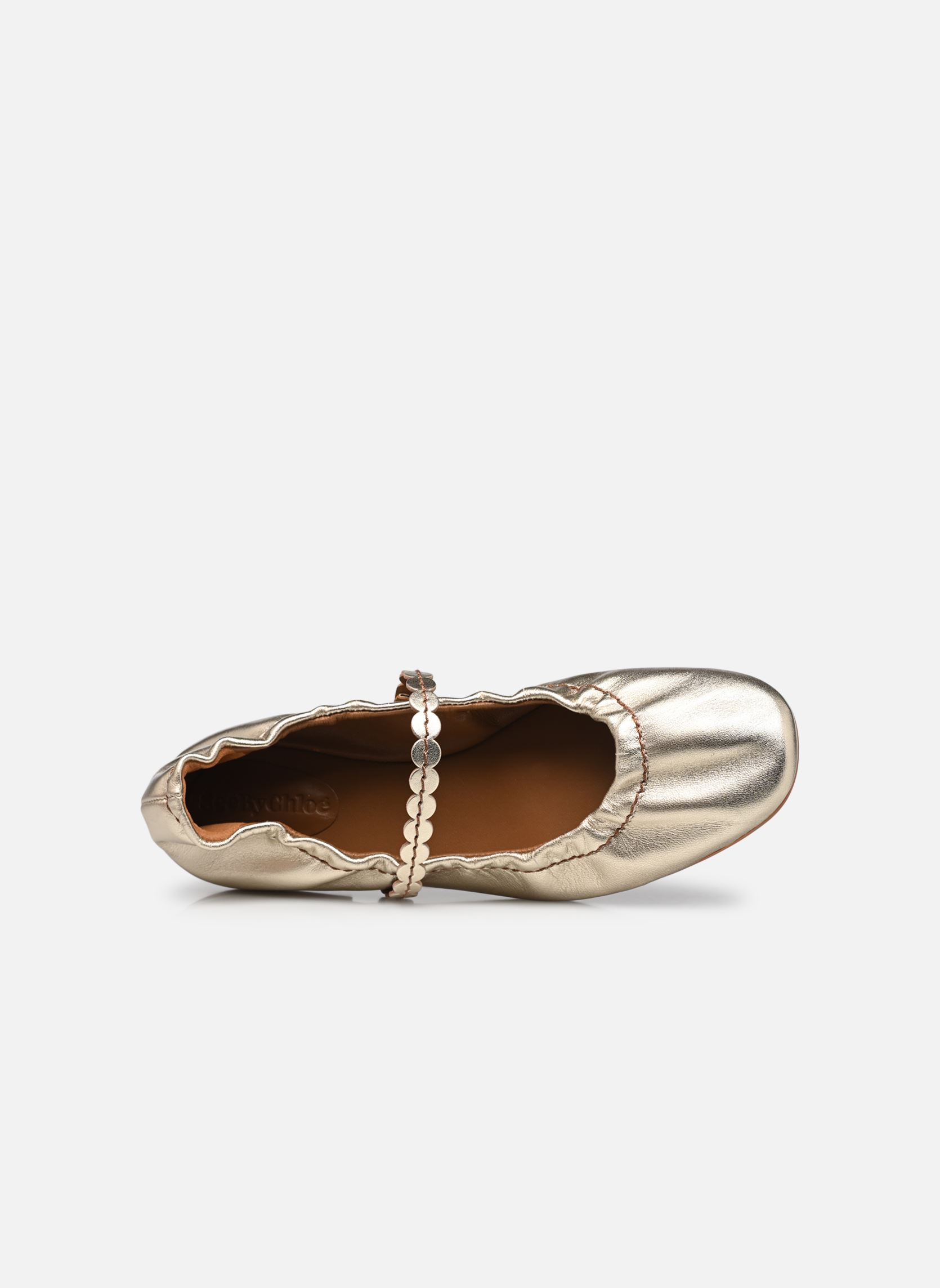 Klassieke ballerina's Kaddy Ballet Flats dames goud en brons See by Chloé Klassieke ballerina's Kaddy Ballet Flats dames goud en brons LIGHT GOLD