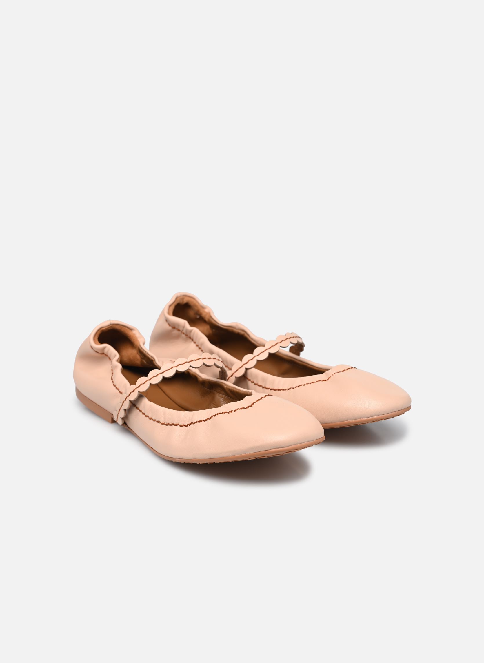 Klassische Ballerinas Kaddy Ballet Flats damen beige See by Chloé Klassische Ballerinas Kaddy Ballet Flats damen beige NUDE