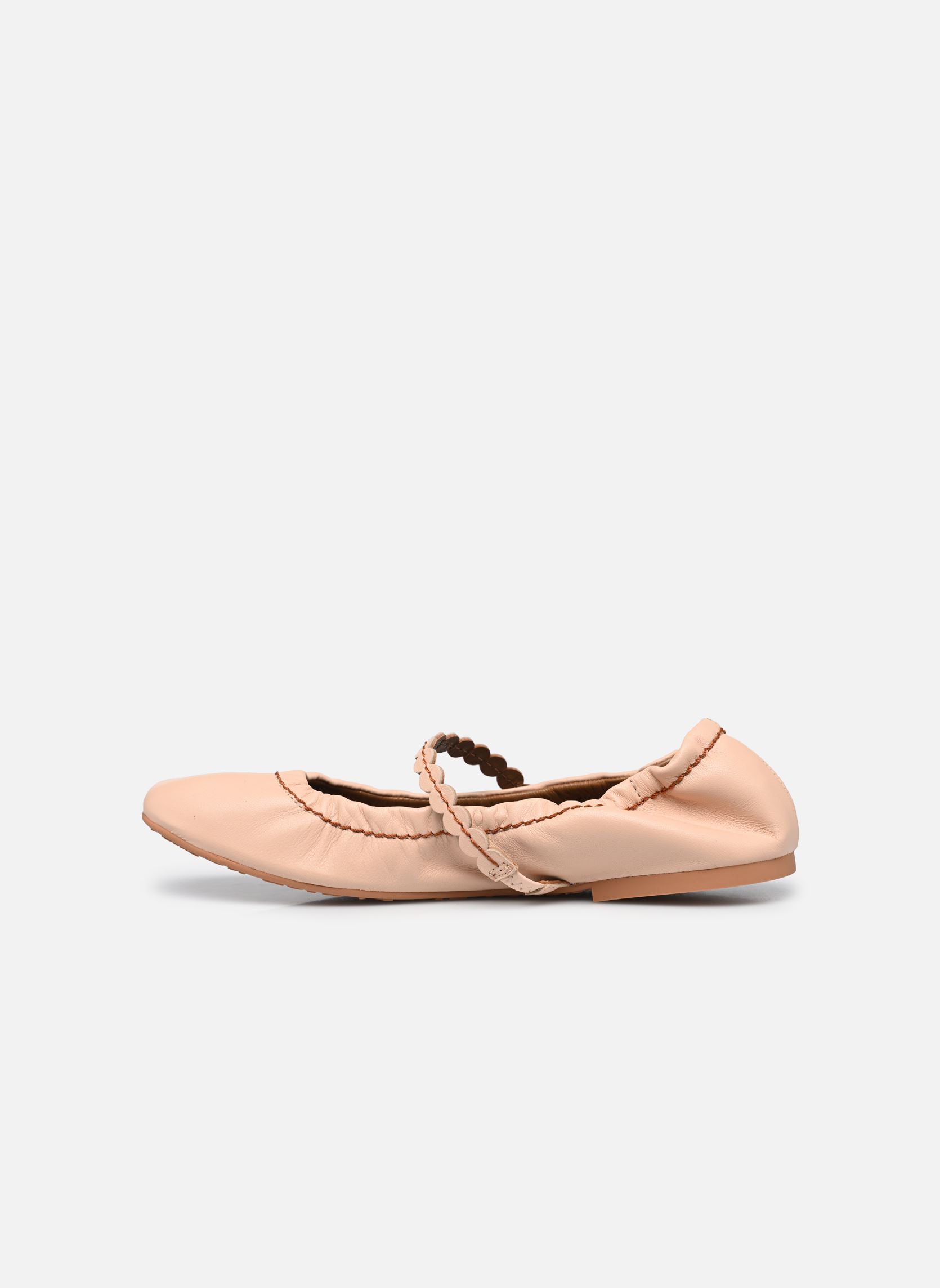 Klassische Ballerinas Kaddy Ballet Flats damen beige See by Chloé Klassische Ballerinas Kaddy Ballet Flats damen beige NUDE