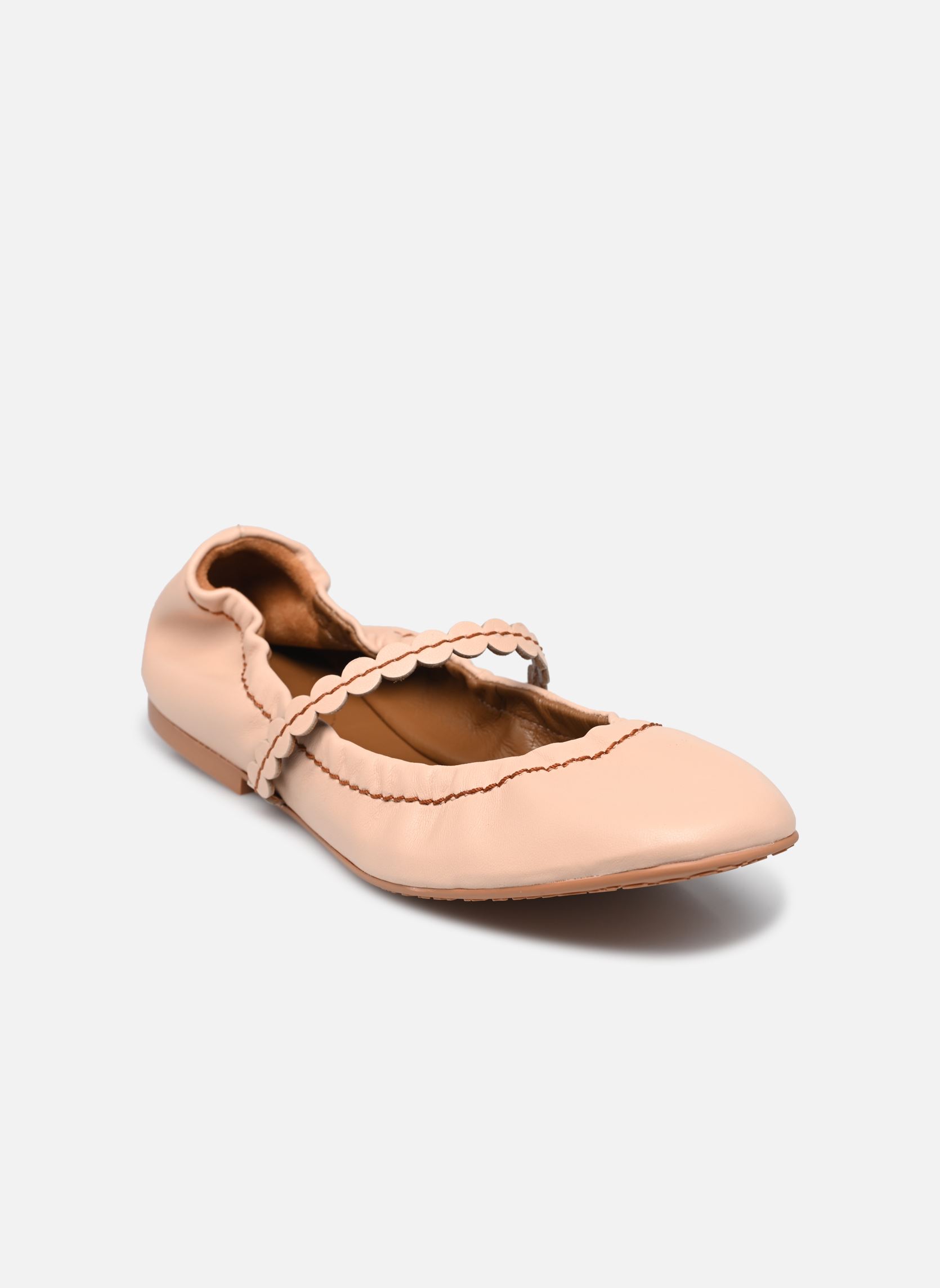 Klassische Ballerinas Kaddy Ballet Flats damen beige See by Chloé Klassische Ballerinas Kaddy Ballet Flats damen beige NUDE