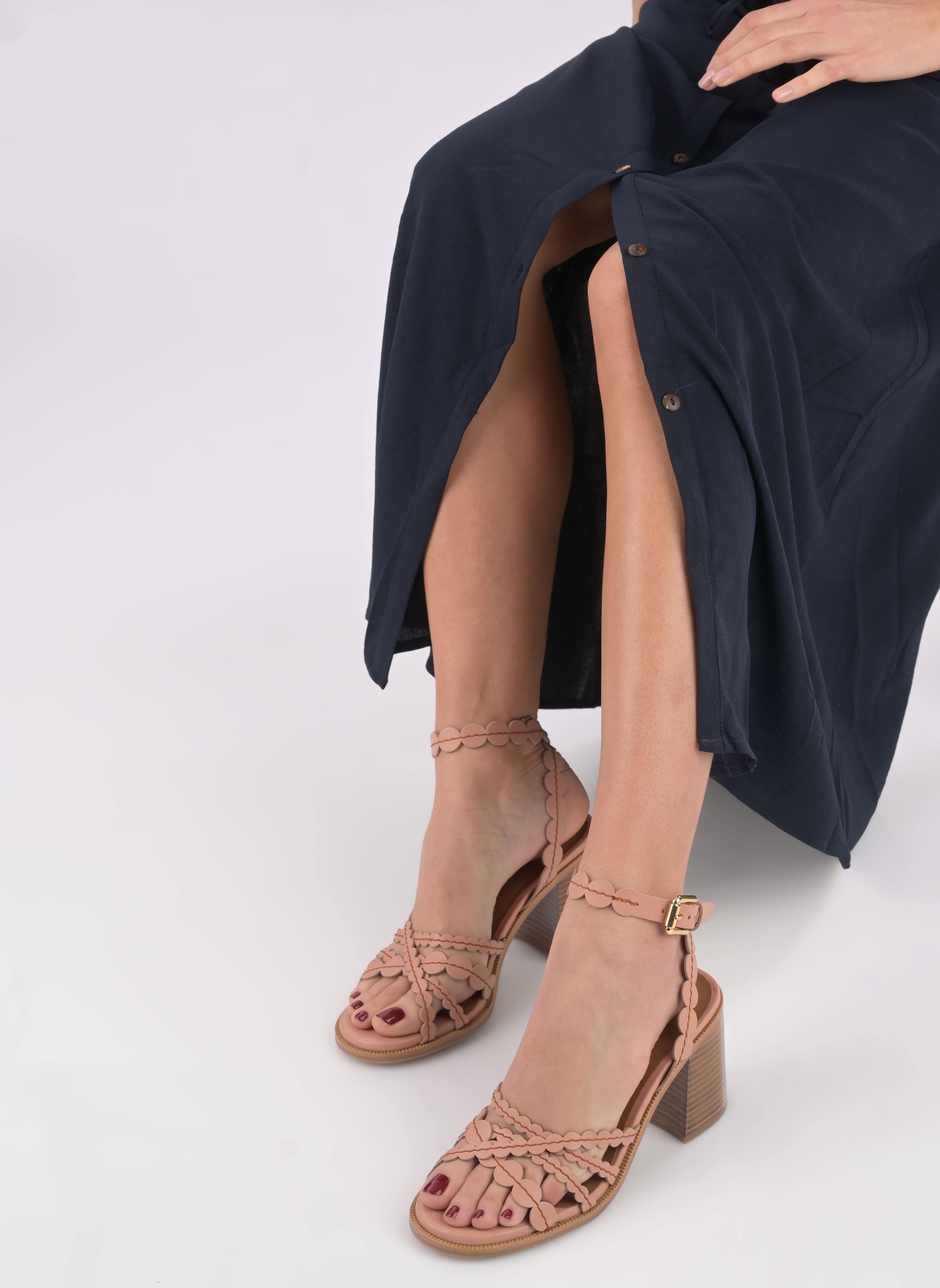 Sandalias Kaddy Sandals High Heel mujer beige See by Chloé Sandalias Kaddy Sandals High Heel mujer beige NUDE