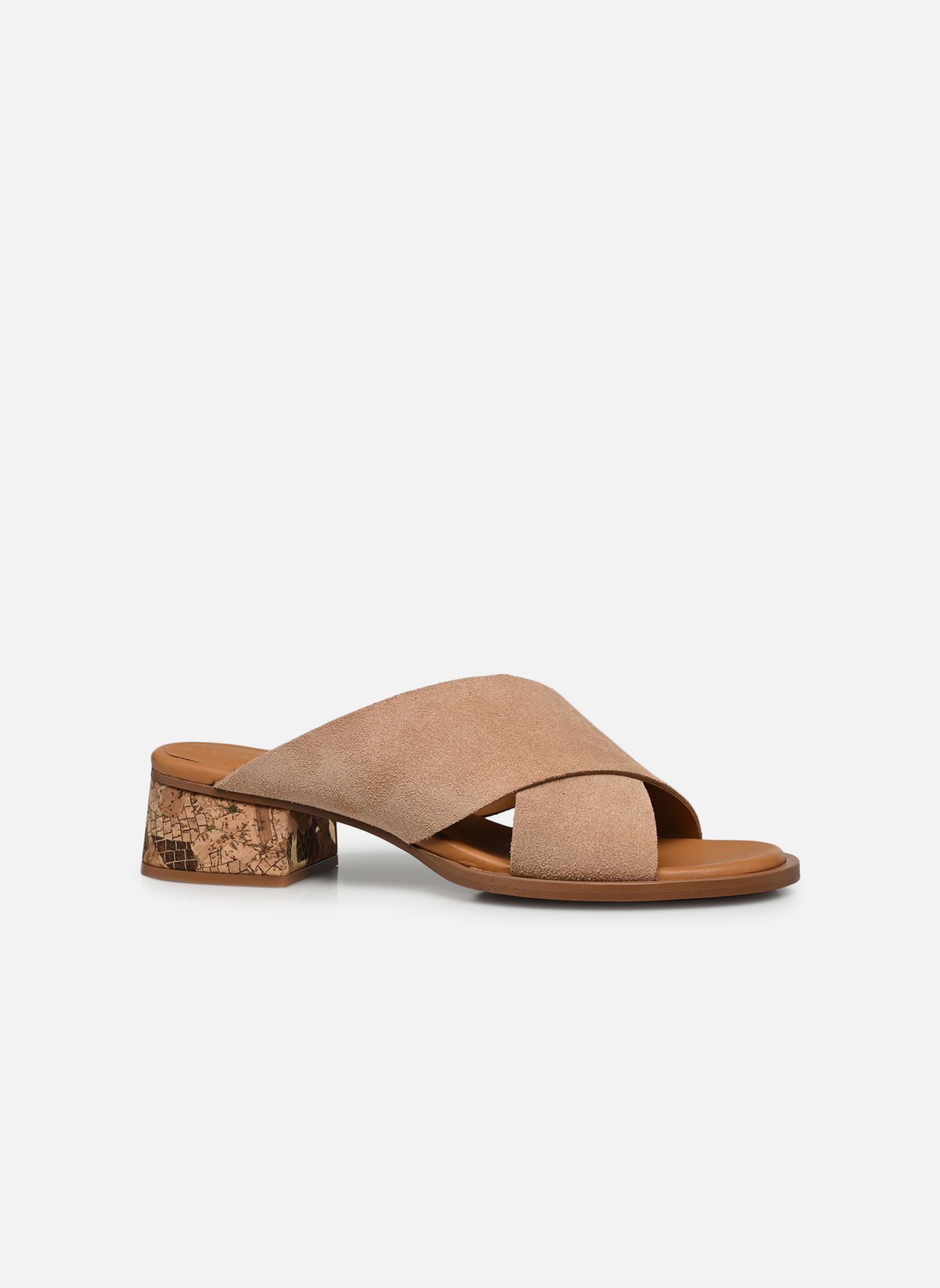 Sandalen Liana Mule Mid Heel dames beige See by Chloé Sandalen Liana Mule Mid Heel dames beige NUDE