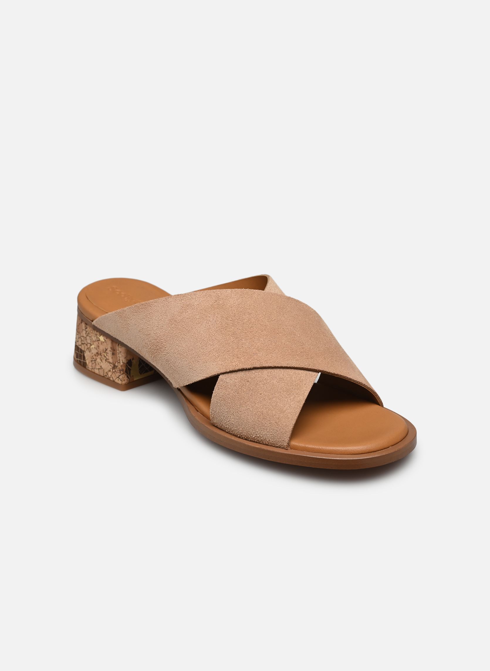 Sandalen Liana Mule Mid Heel dames beige See by Chloé Sandalen Liana Mule Mid Heel dames beige NUDE