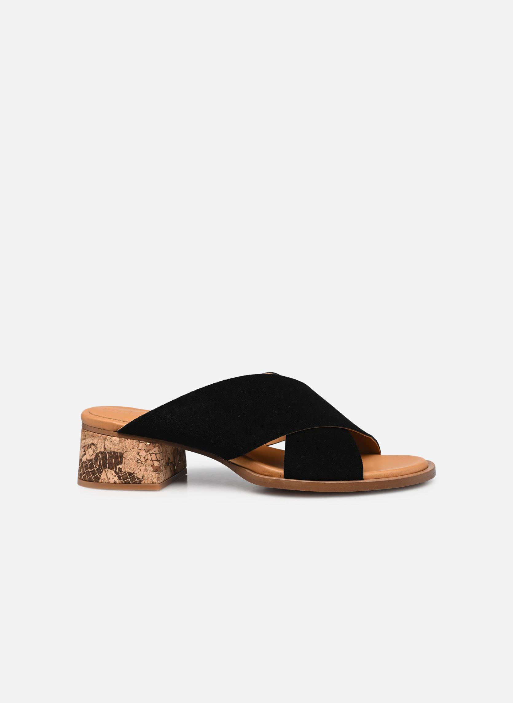 Sandalen Liana Mule Mid Heel dames zwart See by Chloé Sandalen Liana Mule Mid Heel dames zwart BLACK