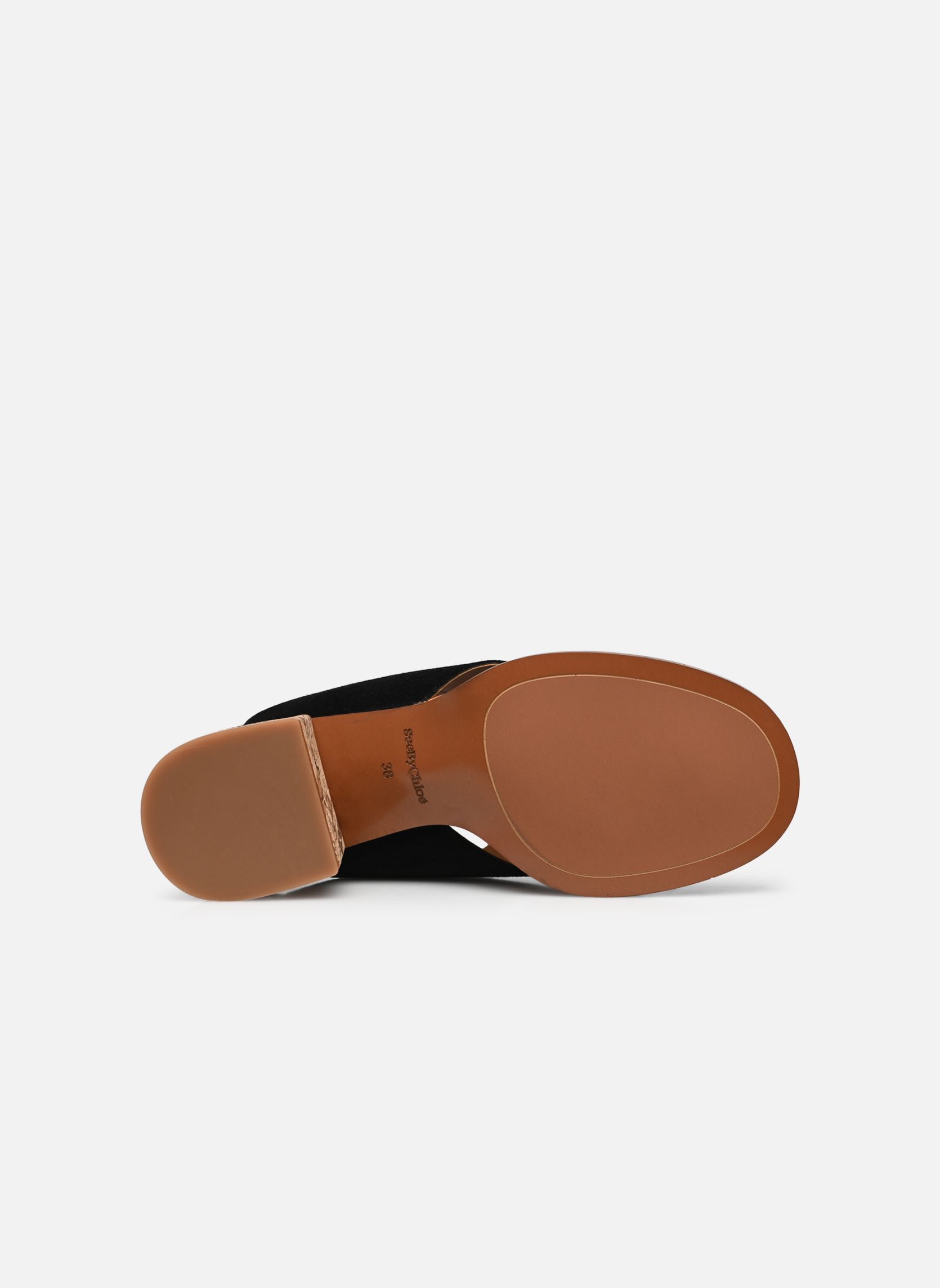 Sandalen Liana Mule Mid Heel dames zwart See by Chloé Sandalen Liana Mule Mid Heel dames zwart BLACK