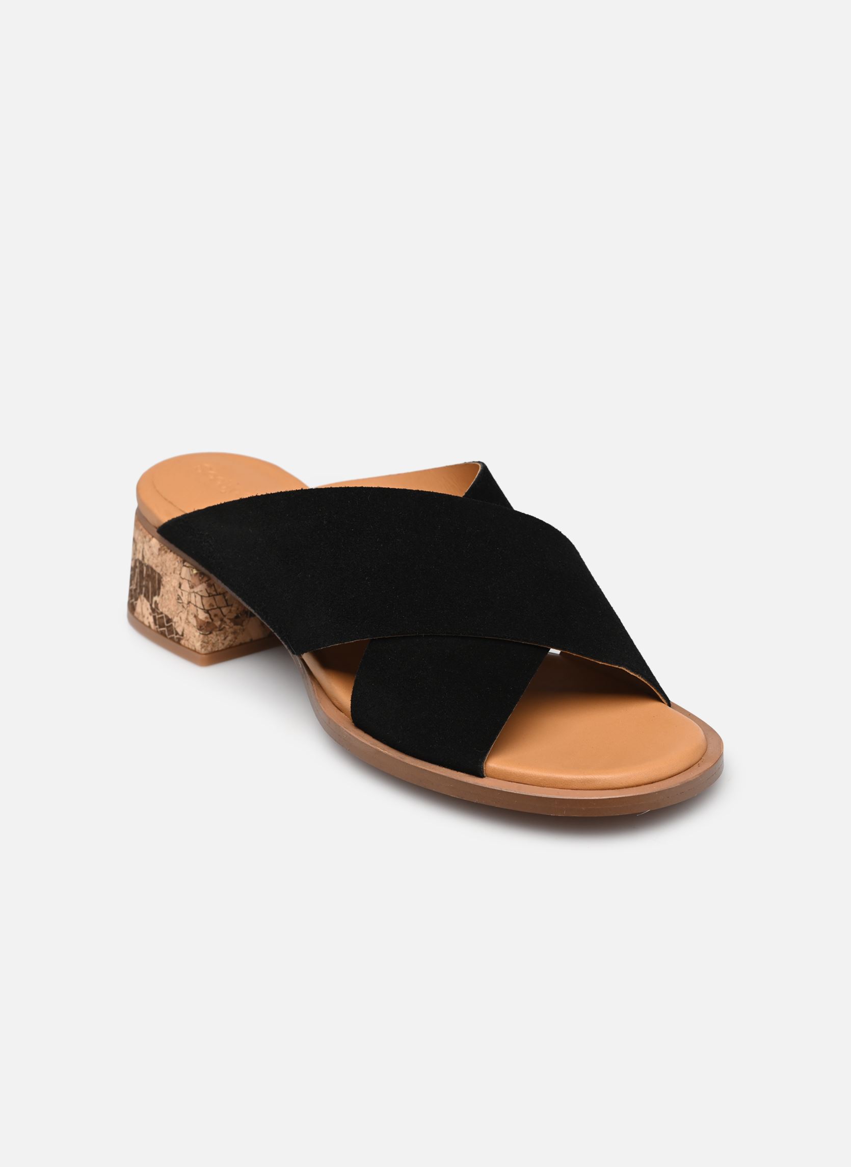 Sandalen Liana Mule Mid Heel dames zwart See by Chloé Sandalen Liana Mule Mid Heel dames zwart BLACK