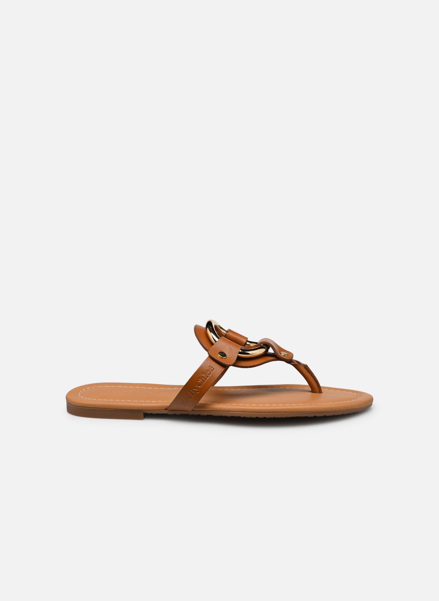 Sandali piatti Hana Sandals Flat donna marrone See by Chloé Sandali piatti Hana Sandals Flat donna marrone TAN