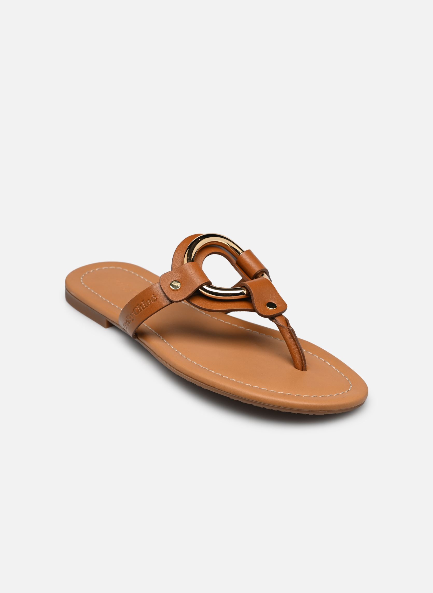 Sandali piatti Hana Sandals Flat donna marrone See by Chloé Sandali piatti Hana Sandals Flat donna marrone TAN