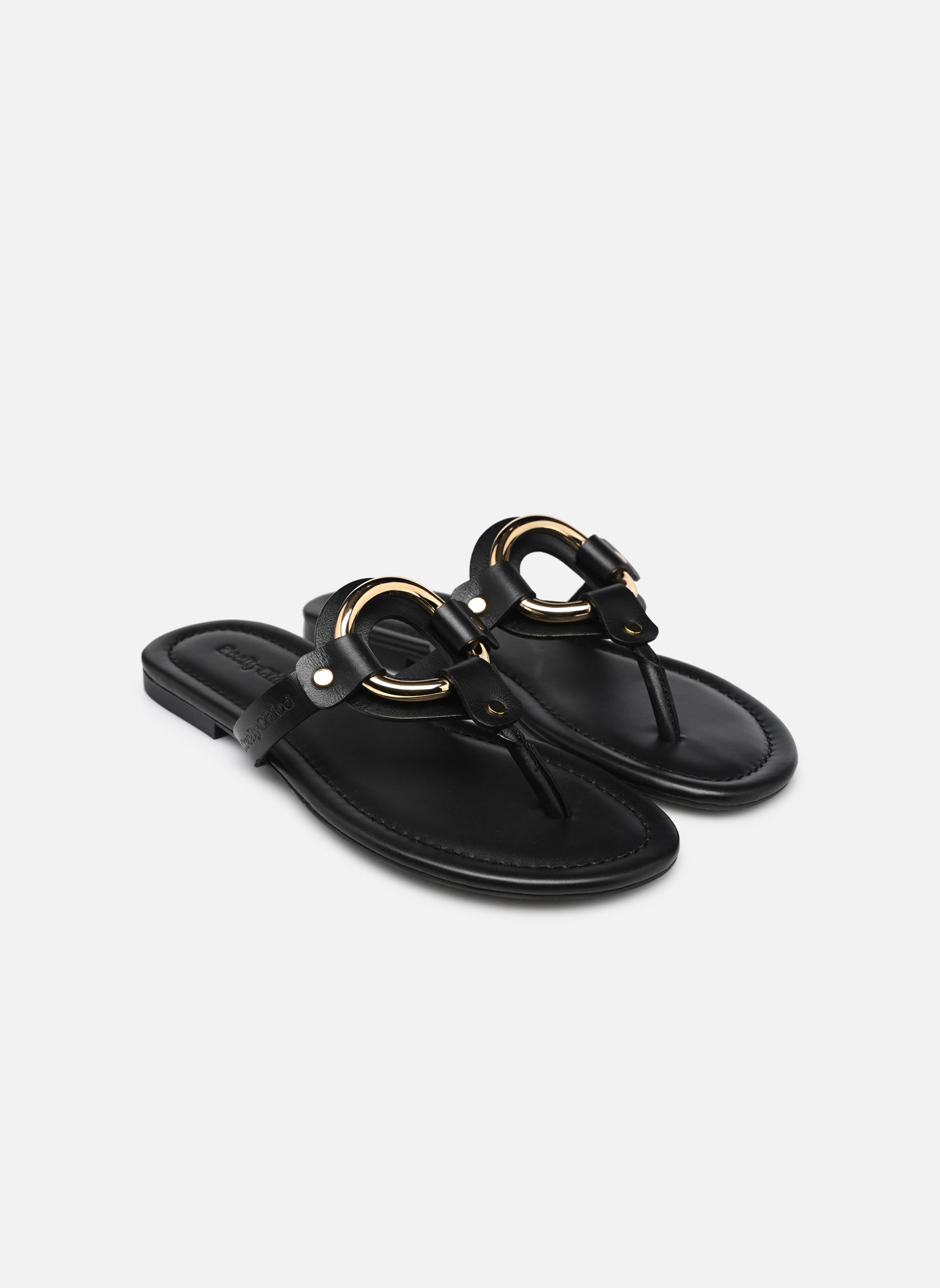 Sandales plates Hana Sandals Flat femme noir See by Chloé Sandales plates Hana Sandals Flat femme noir BLACK