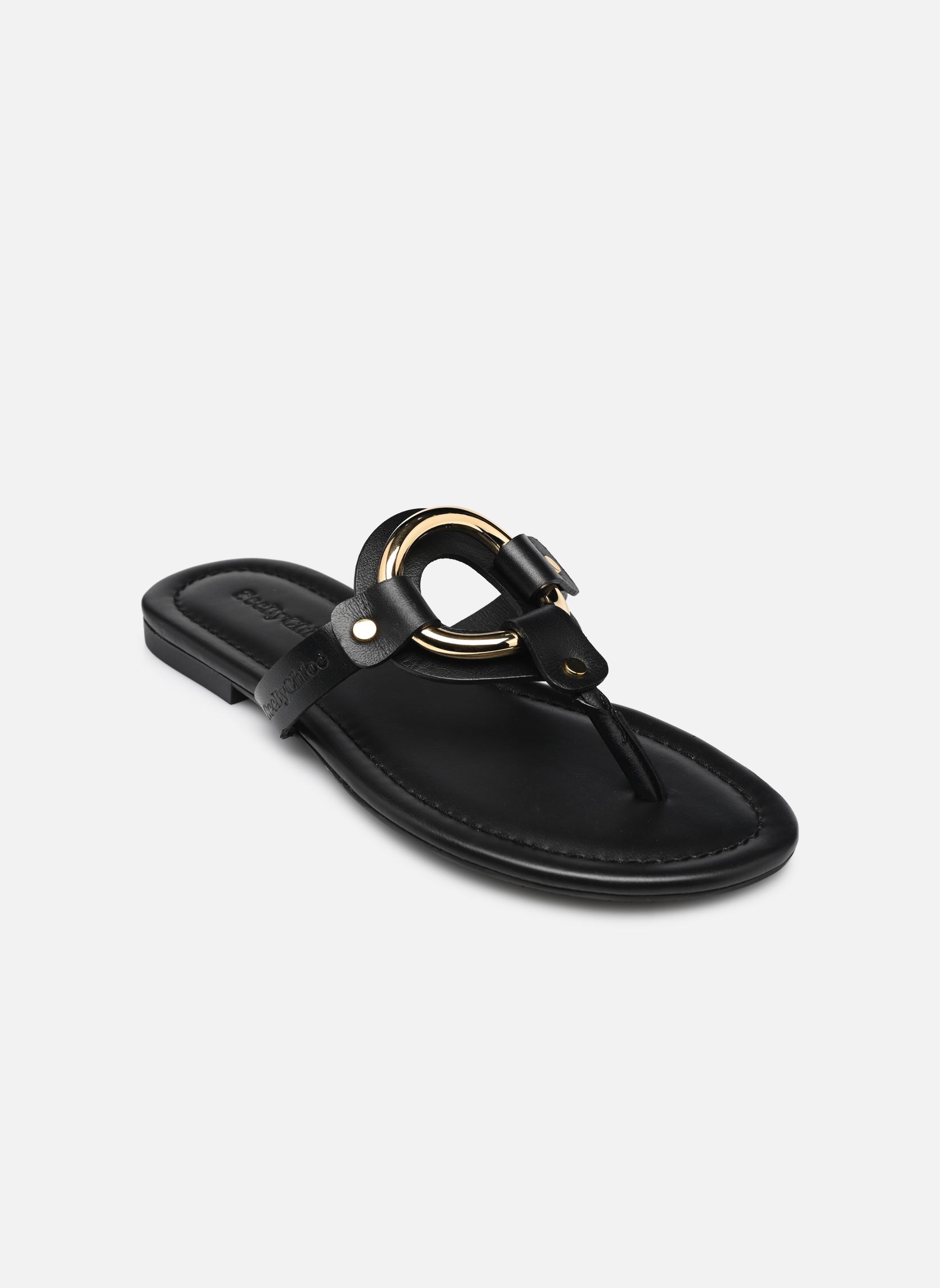 Sandales plates Hana Sandals Flat femme noir See by Chloé Sandales plates Hana Sandals Flat femme noir BLACK